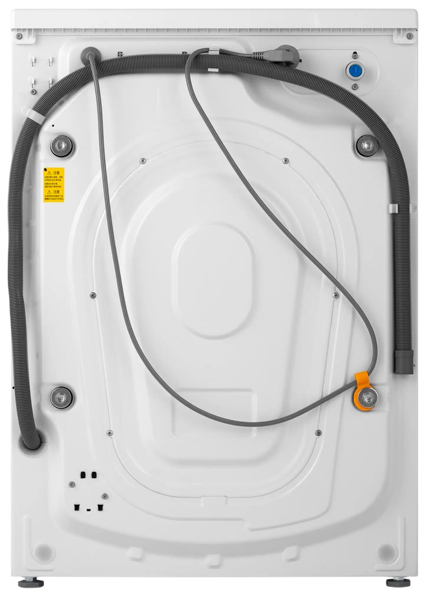 UPO edestä täytettävä pyykinpesukone P2U1014AS 10kg valkoinen - 5