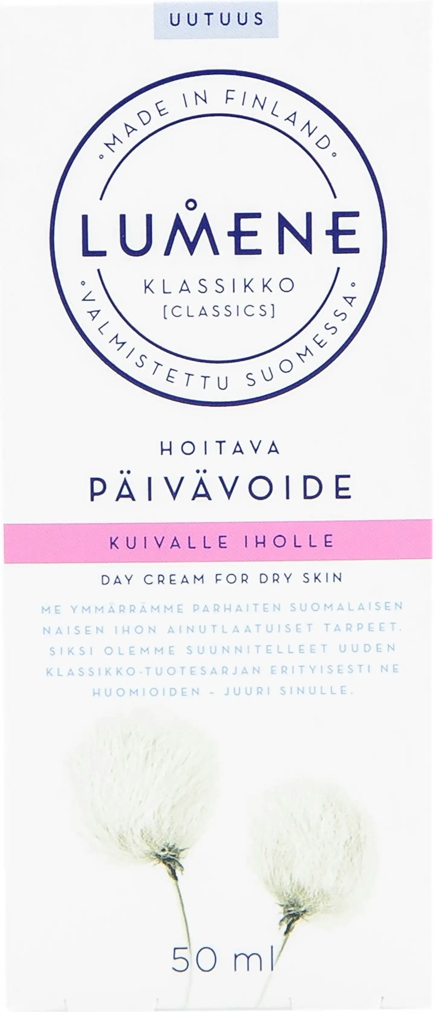 Lumene KLASSIKKO Hoitava päivävoide kuivalle iholle 50ml - 2