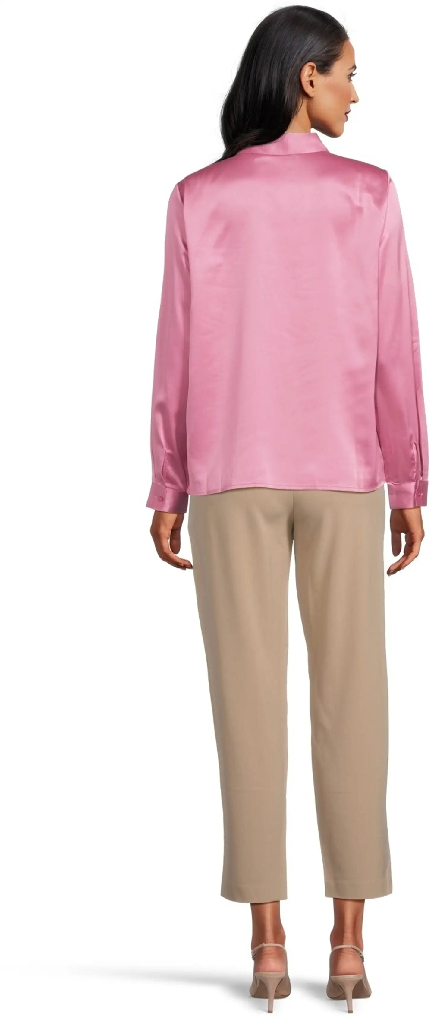 London Fog naisten satiinipusero 228L260302 - Cashmere rose - 3