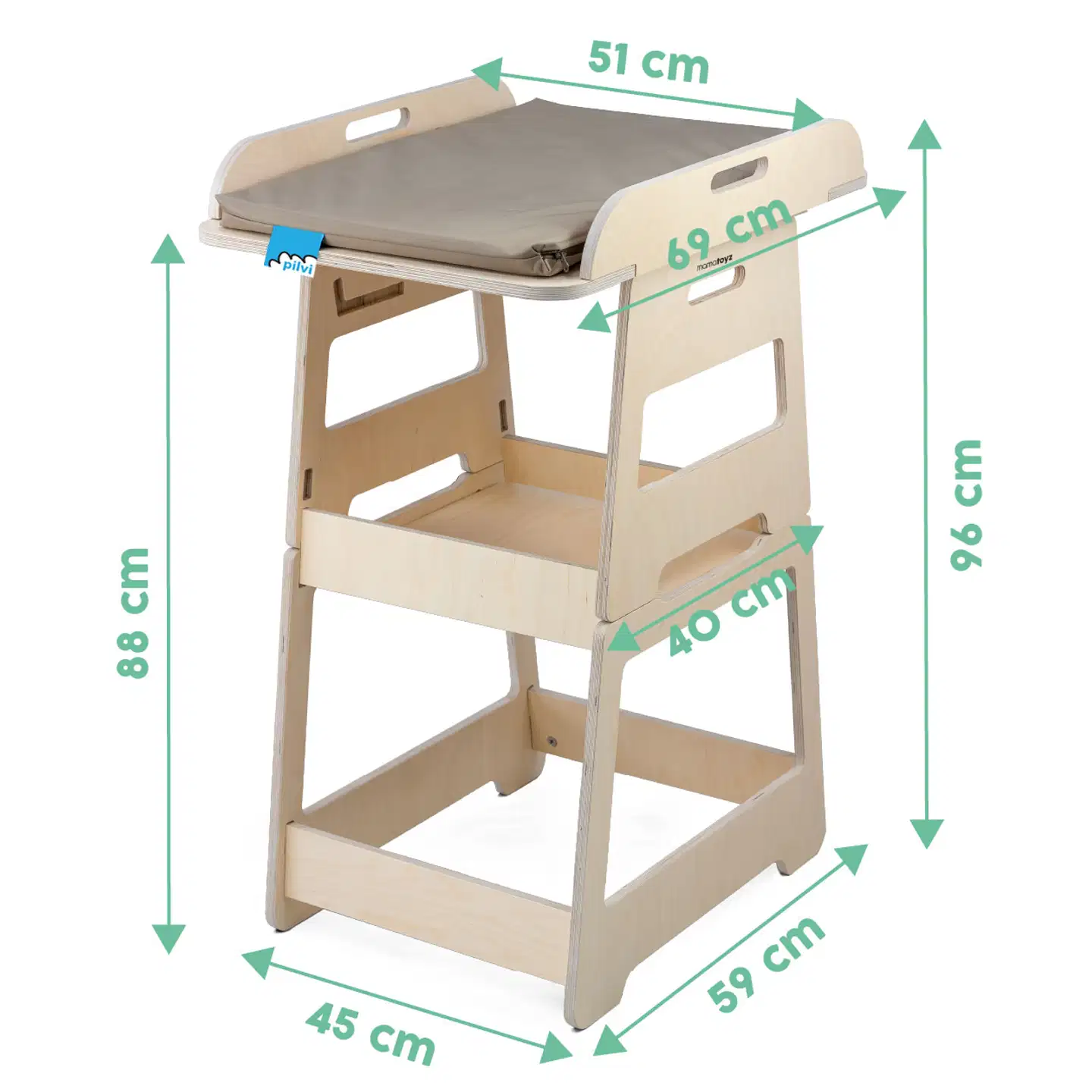 Pilvi monitoiminen hoitopöytä - 4