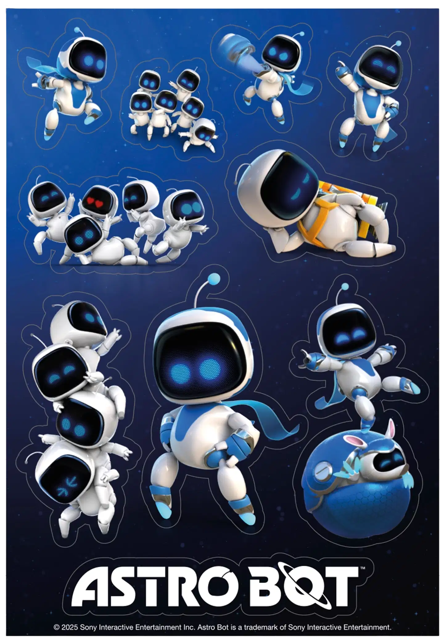 Astro Bot A5 kierremuistikirja displayssa, sis. Tarroja - 2