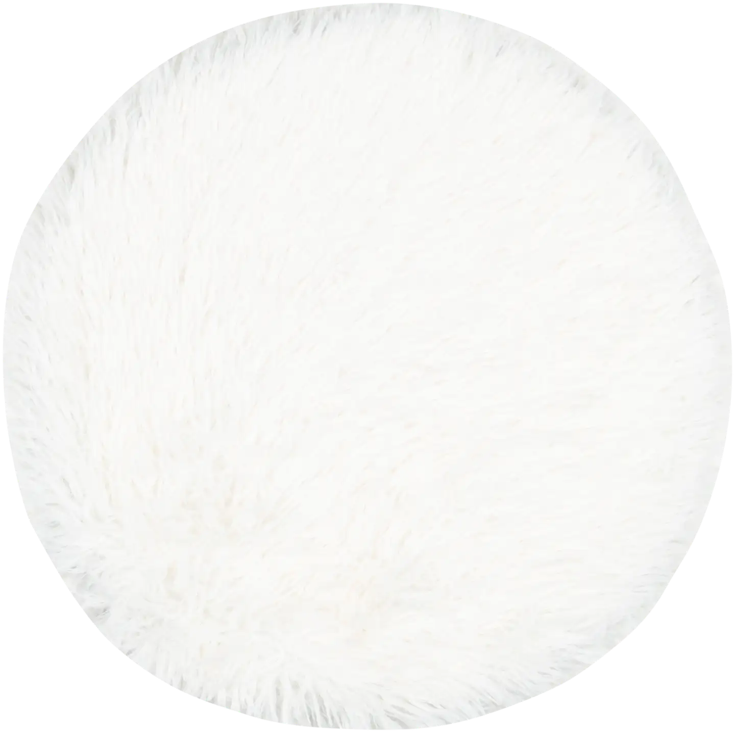 House pyöreä istuintyyny Furry 38 cm luonnonvalkoinen