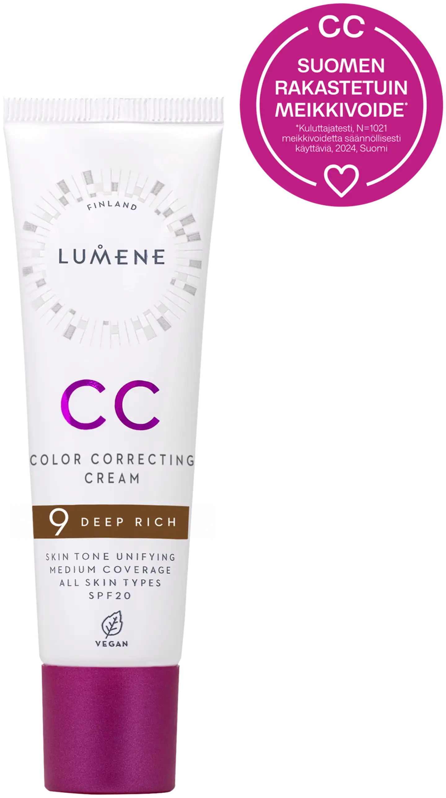 Lumene CC Color Correcting Meikkivoide SK20 9 Deep Rich 30 ml - 1