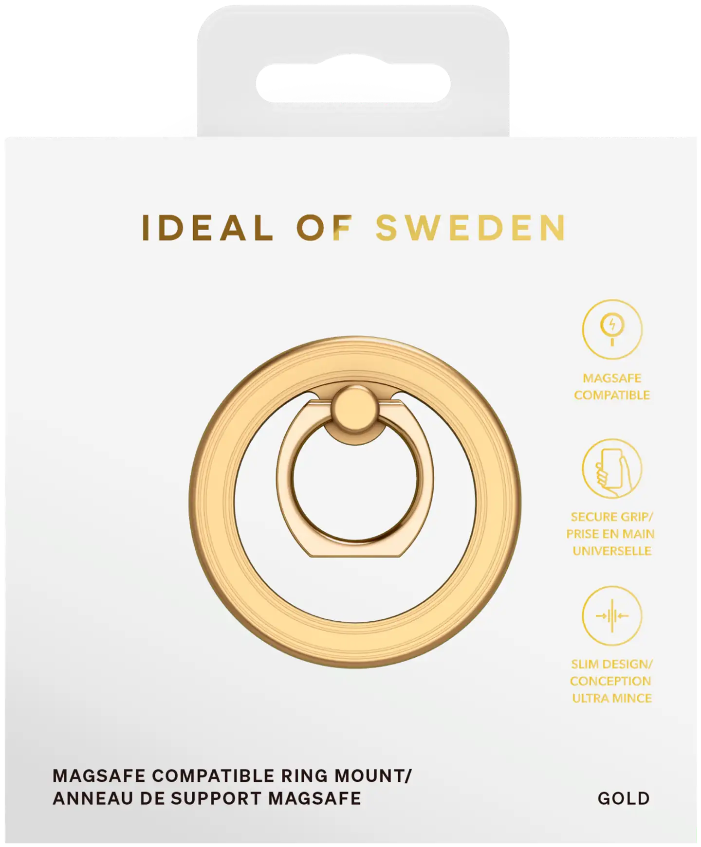 Ideal of Sweden magneettinen sormuspidike MagSafe kulta - 4