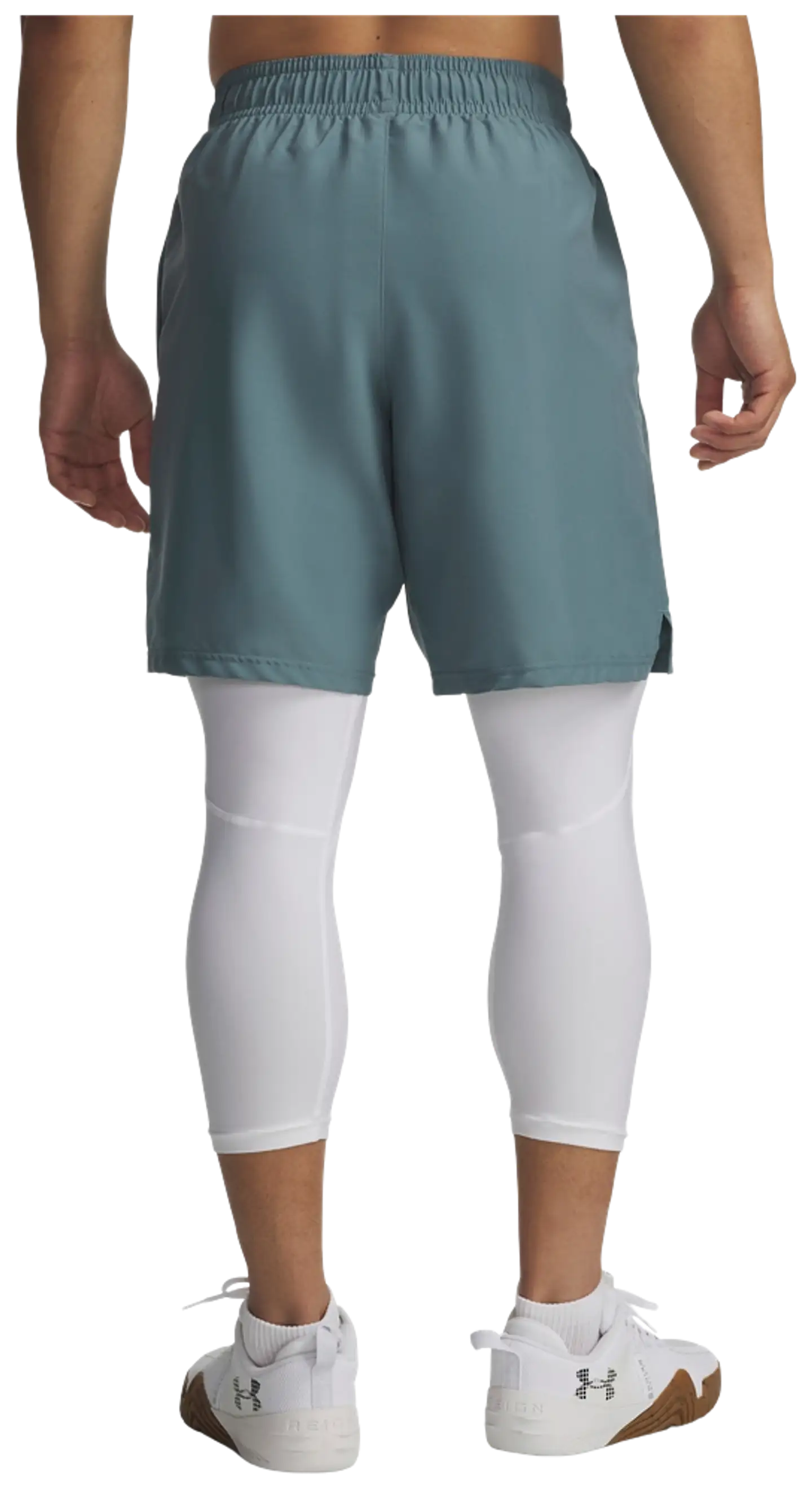 Under Armour miesten treenishortsit Tech Woven Wordmark 1383356 - Jasper Blue - 3