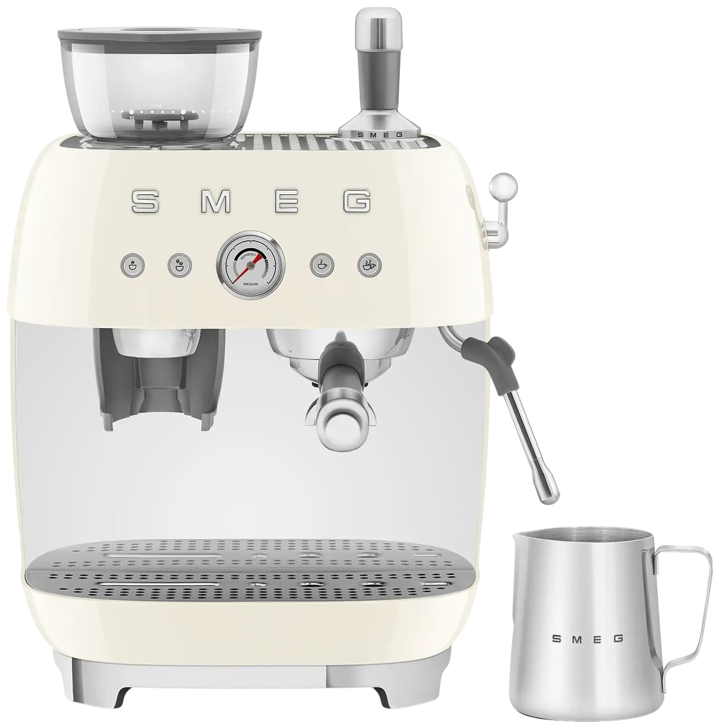Smeg espressokeitin myllyllä kerma EGF03CREU - 8