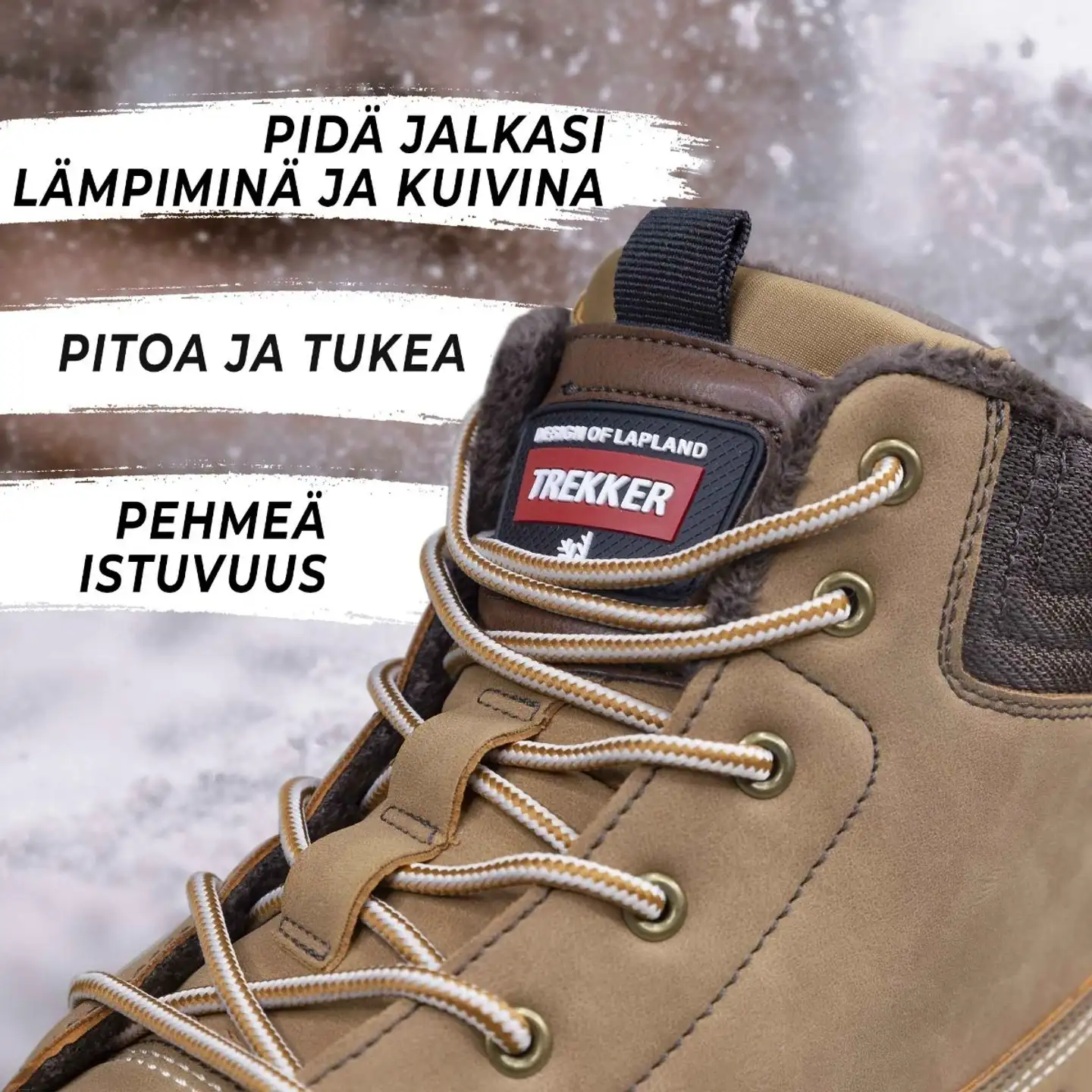 Trekker nastakengät - Vaaleanruskea - 7