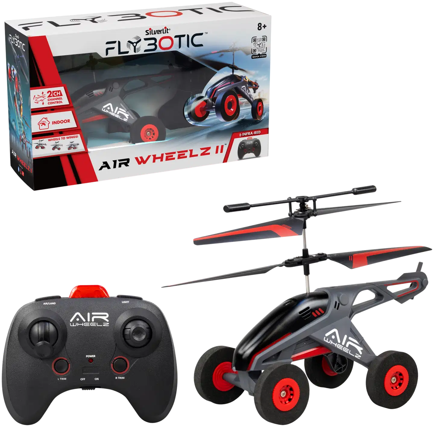 Silverlit kauko-ohjattava helikopteri Air Wheelz II - 8