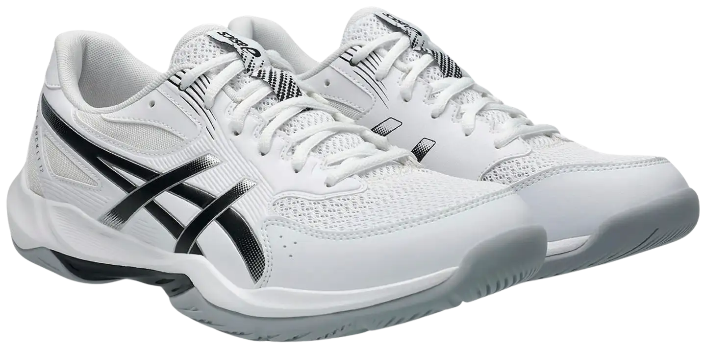 ASICS miesten sisäpelikengät GEL-Rocket 12 - white/black - 1