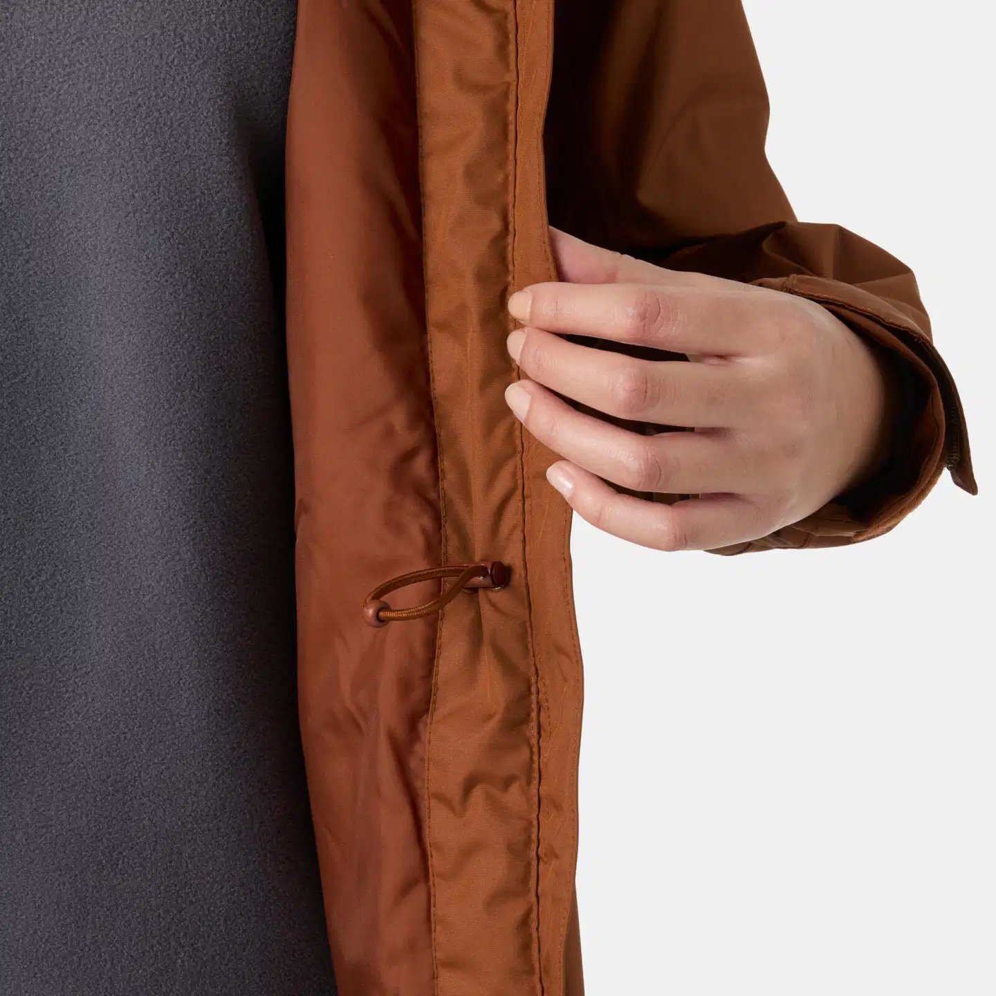 Helly Hansen naisten pitkä kevytvanutakki Westport Ins Coat 53298 - Iron Oxide - 8