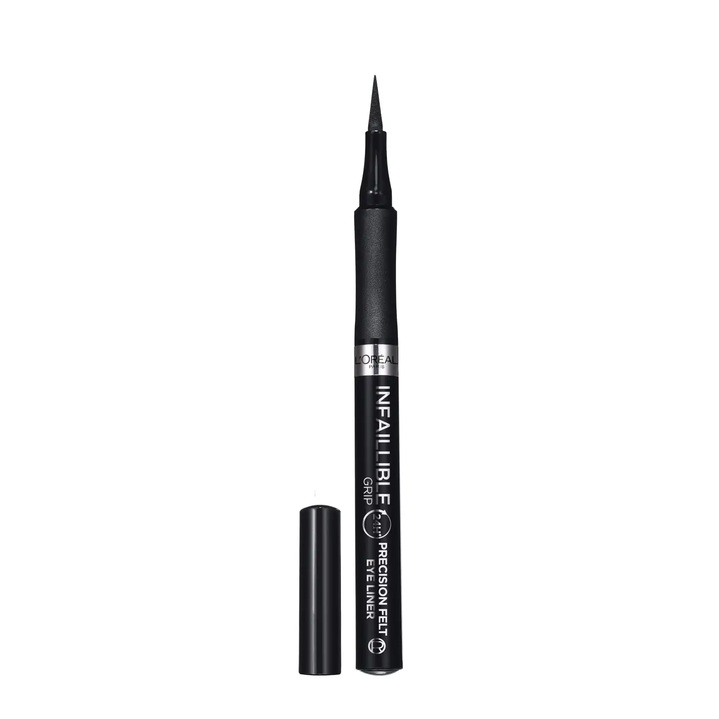 L'Oréal Paris Infaillible Grip 24H Precision Felt eyeliner nestemäinen silmänrajausväri - 01 black - 1