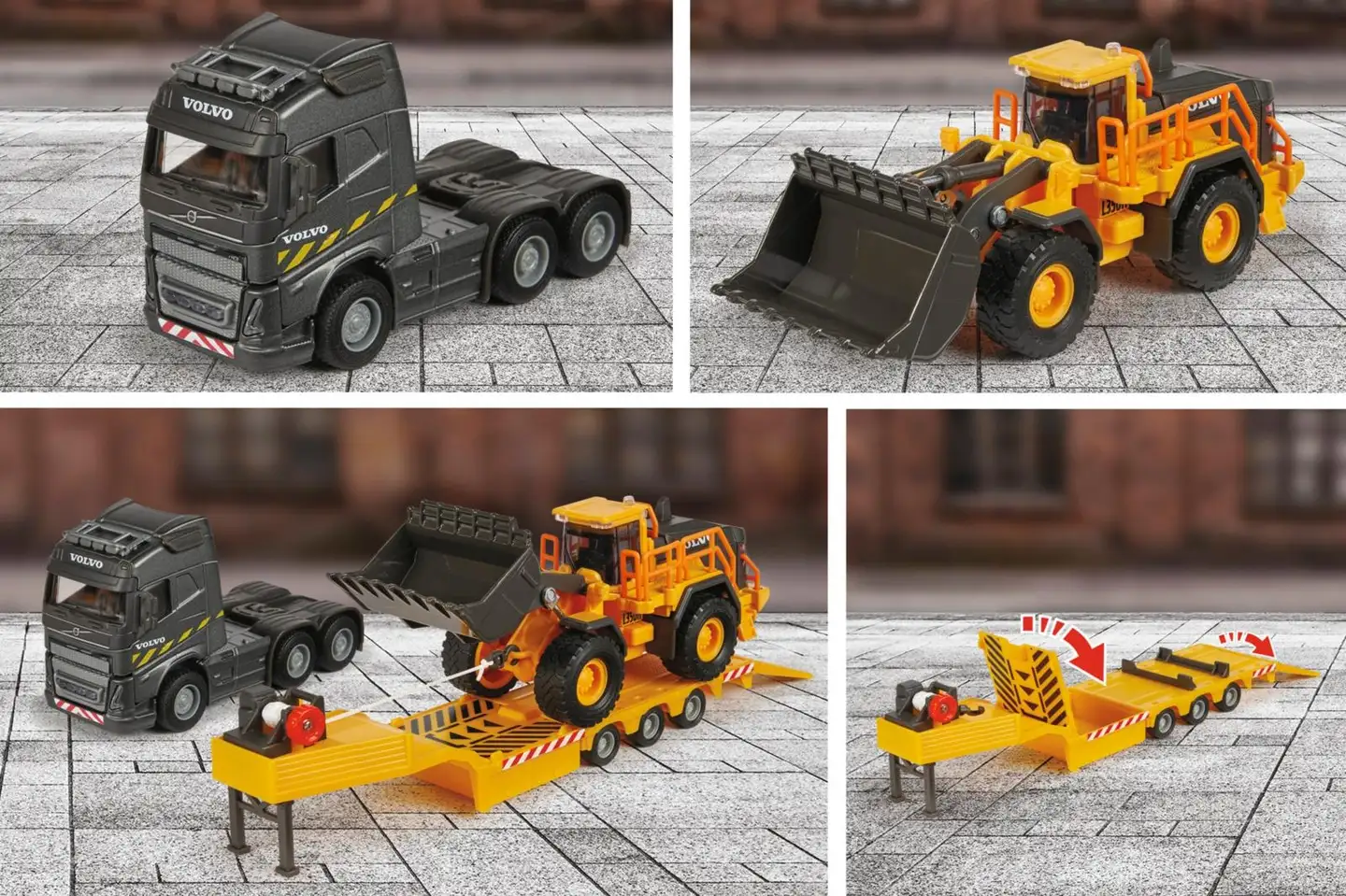 Majorette Volvo FH16 rekka ja Pyöräkuormaaja - 6