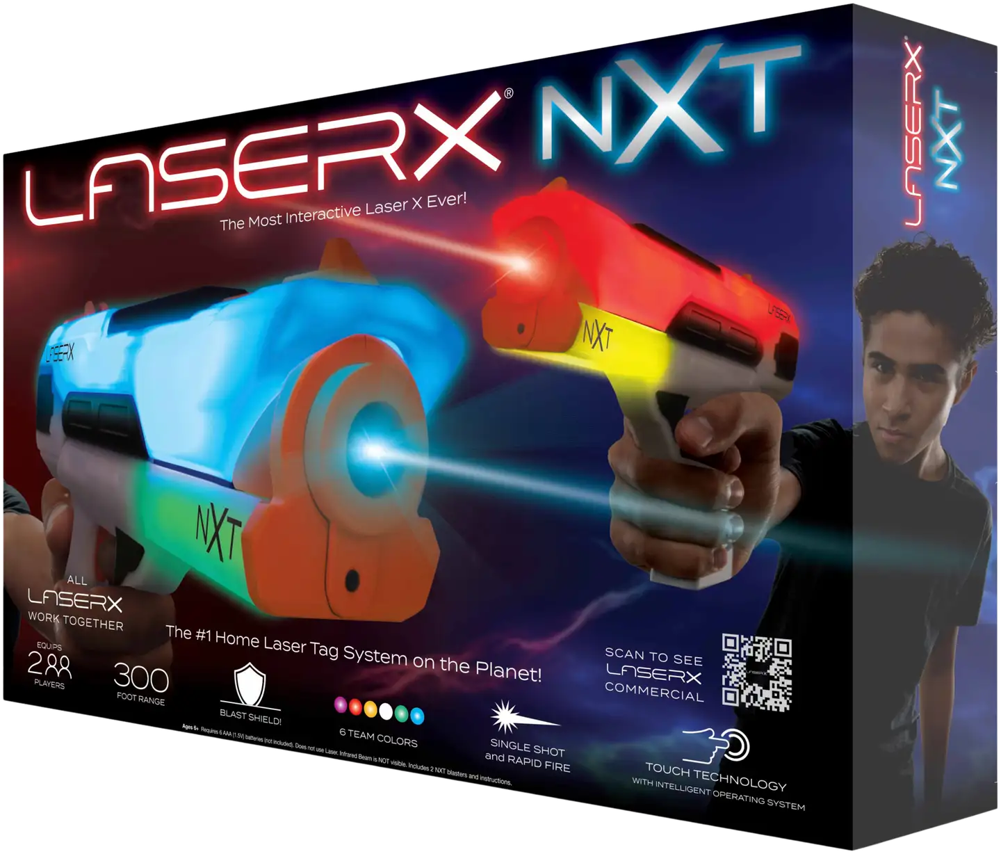 Laser X NXT Double Blaster laserpyssypeli 2 asetta - 3