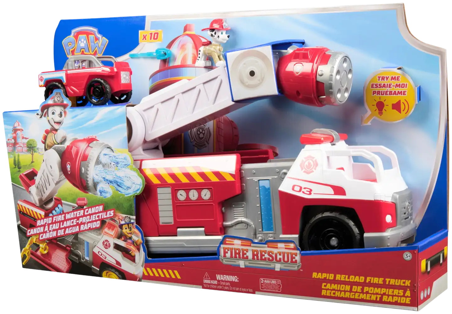 Paw Patrol Fire Rescue Deluxe Firetruck - 6
