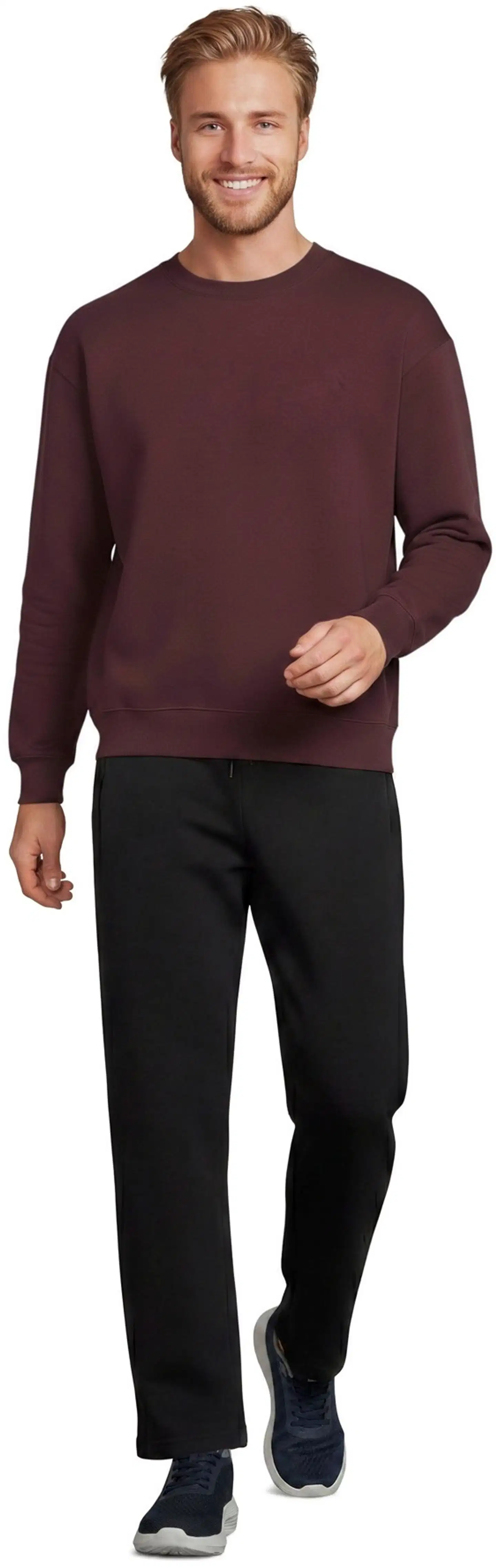 House miesten collegepusero 195HBNOS22 - Burgundy - 4