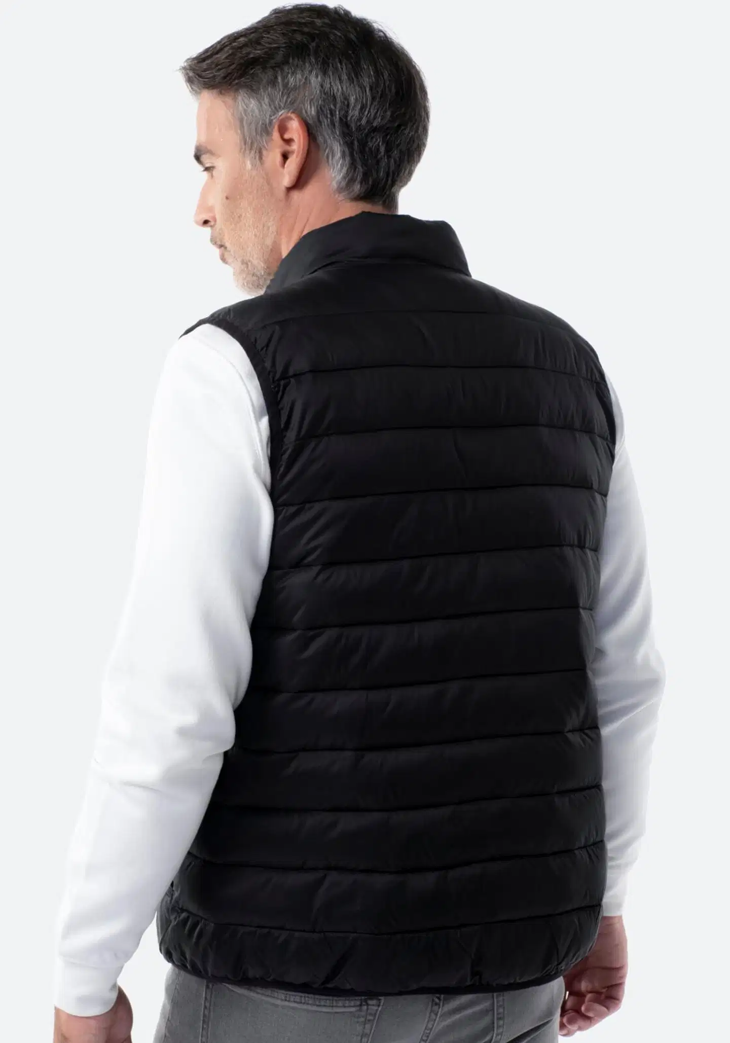 TEX miesten kevyttoppaliivi I274941 - BLACK 1 - 4