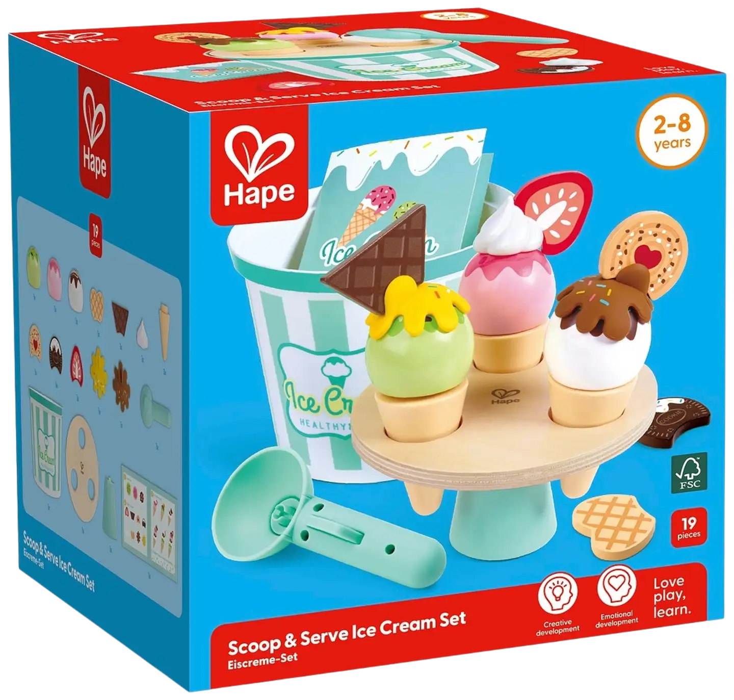 Hape Jäätelöt leikkisetti - 4