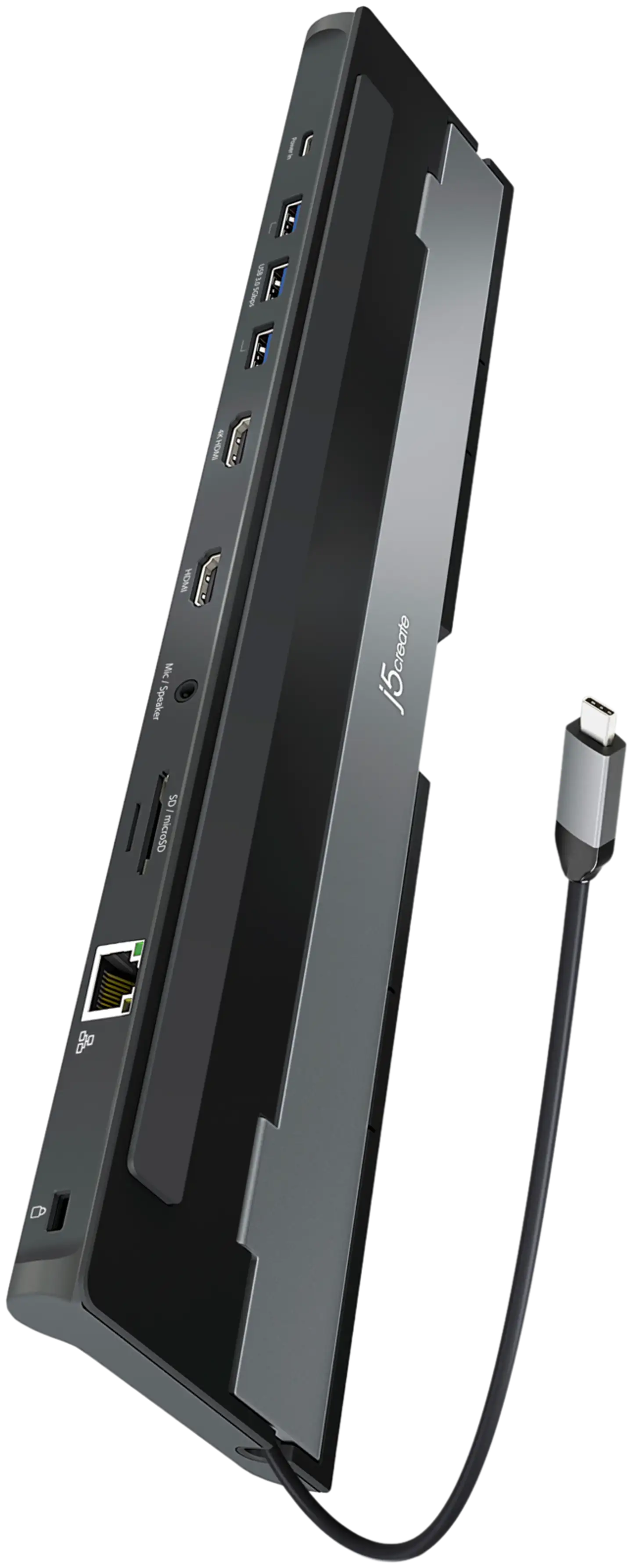 j5create USB-C 2 näytön telakka - 7