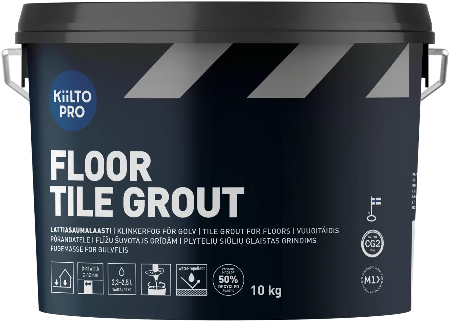 Kiilto Pro Floor Tile grout lattiasaumalaasti 239 marble white 10 kg