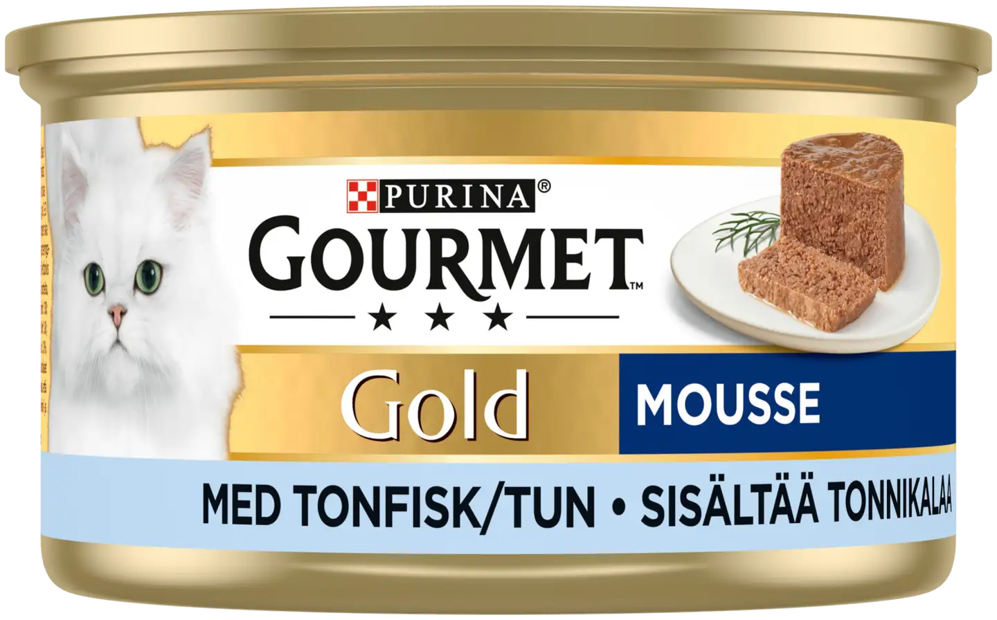 Gourmet 85g Gold Tonnikala Mousse kissanruoka