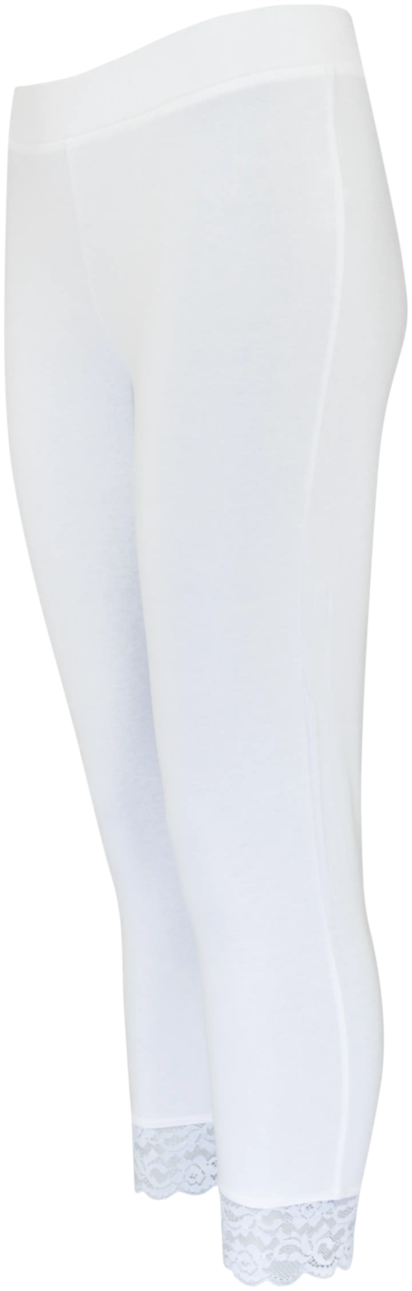 House naisten nilkkapituinen leggings 213H162330 - Bright white - 2