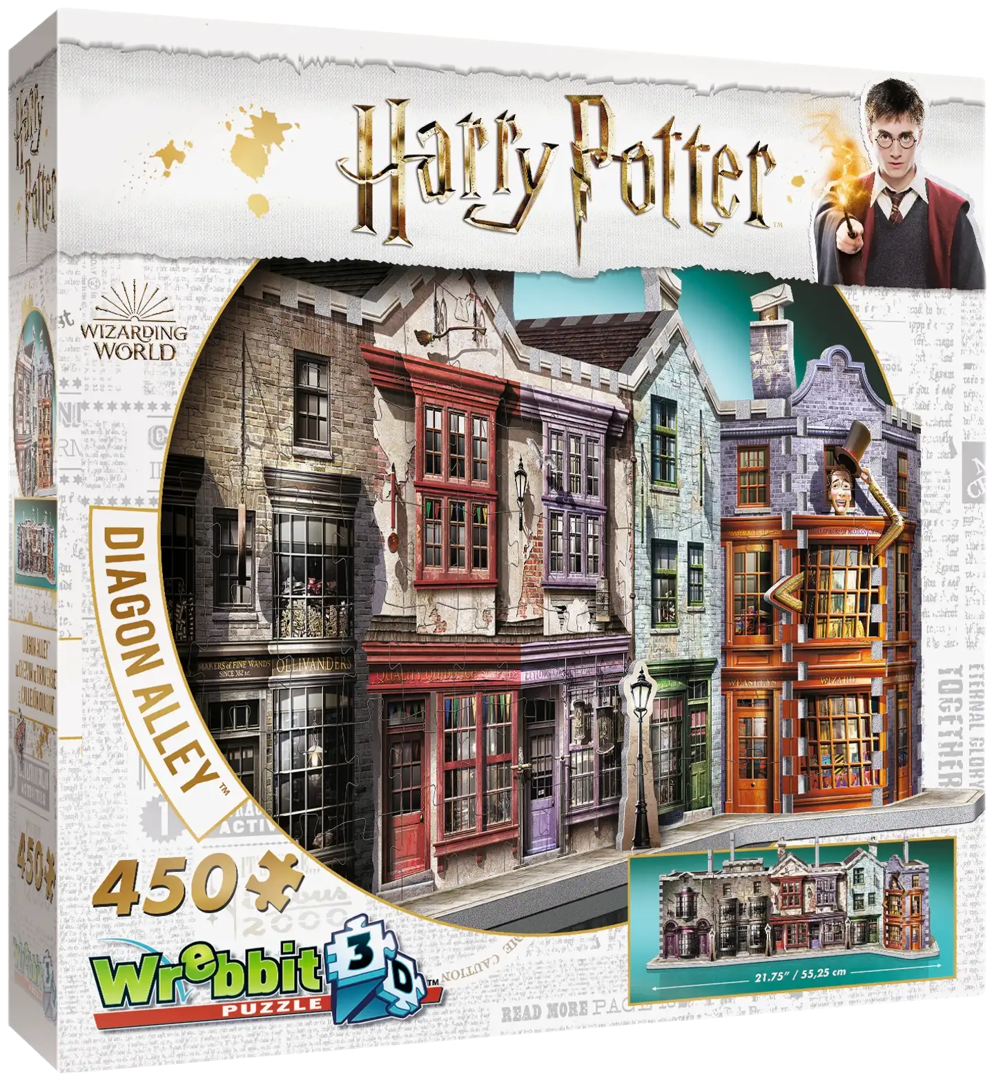 Wrebbit Harry Potter Diagon Alley 3D-palapeli - 1