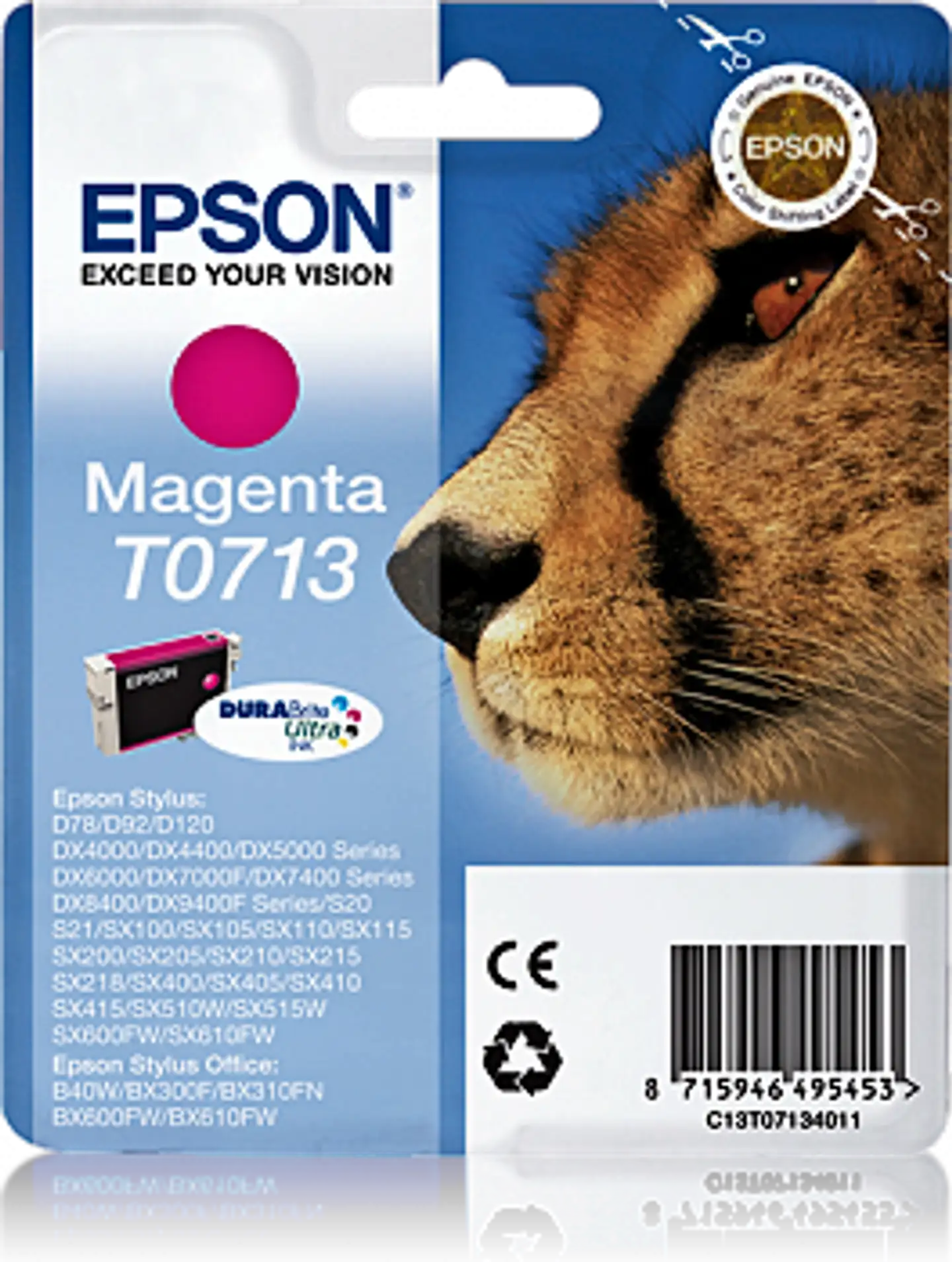 Epson T0713 mustepatruuna punainen