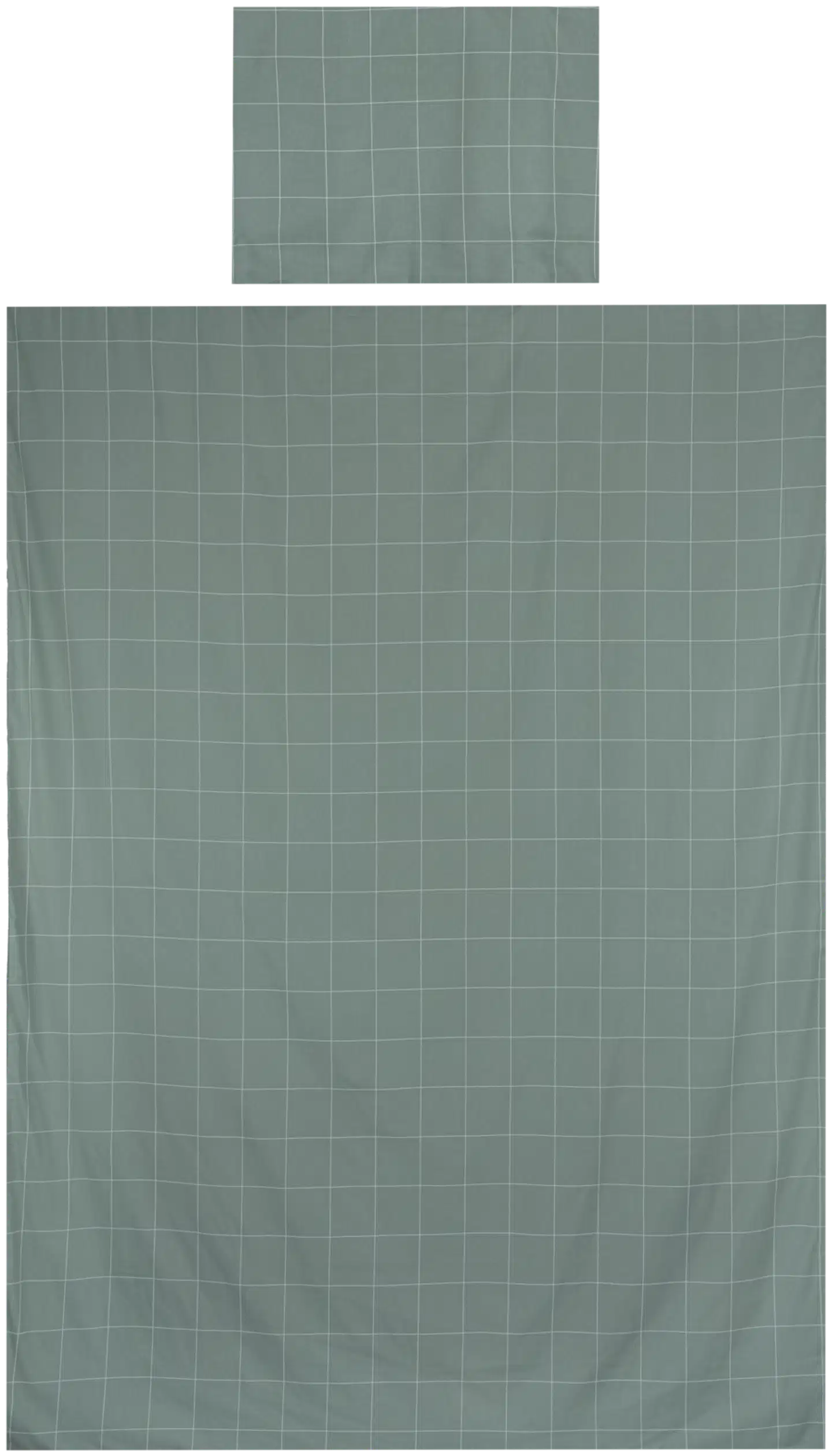 Xtra pussilakanasetti Check 150x210 cm vihreä - 1