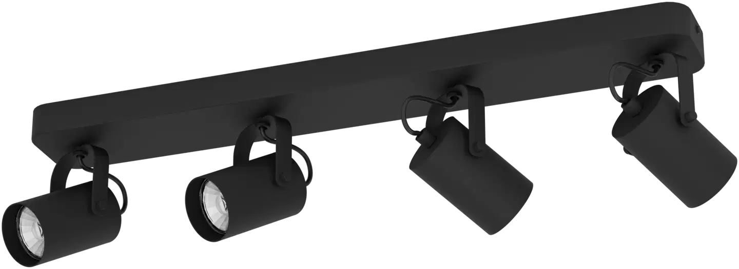 EGLO Spottivalaisin 4-os  Sorego led 4x3W 58x10x12cm musta - 1