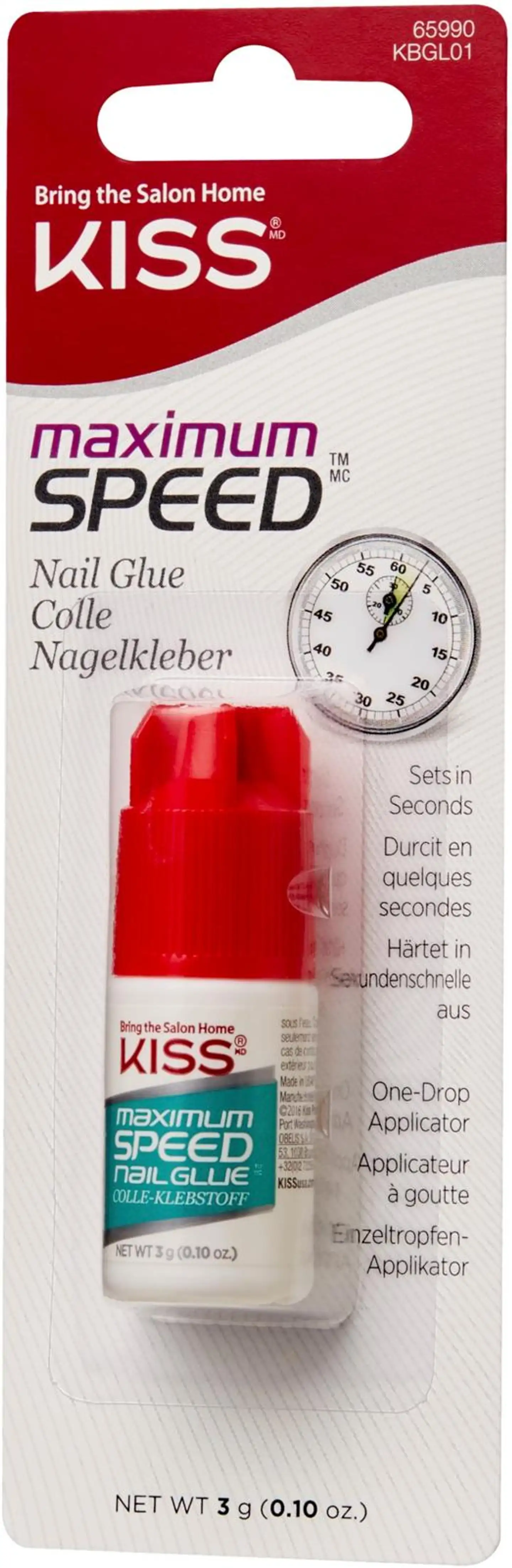 Kiss Maximum Speed Nail Glue kynsiliima 3g - 2