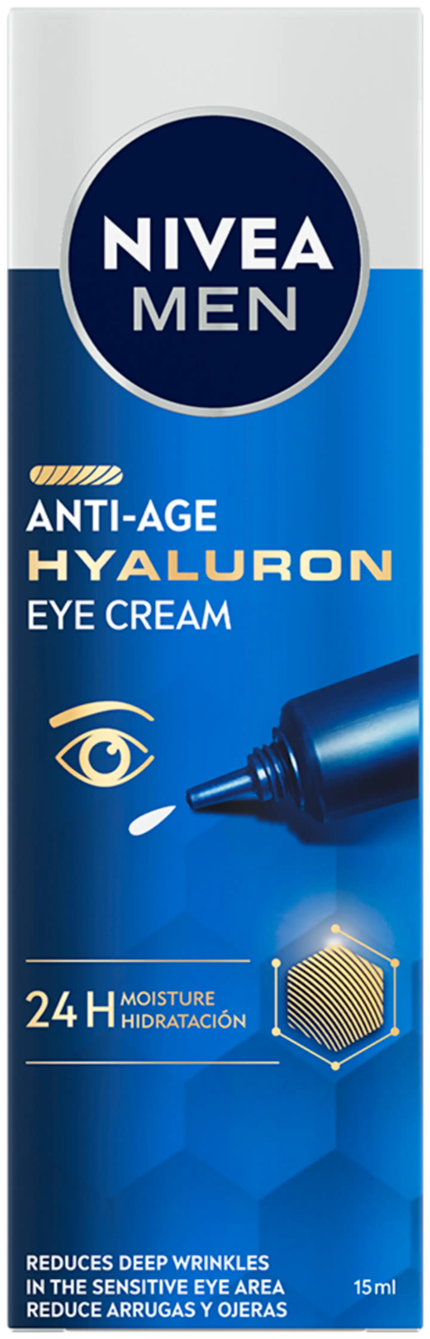 NIVEA MEN 15ml Anti-Age Hyaluron Eye Cream -silmänympärysvoide 15ml - 3