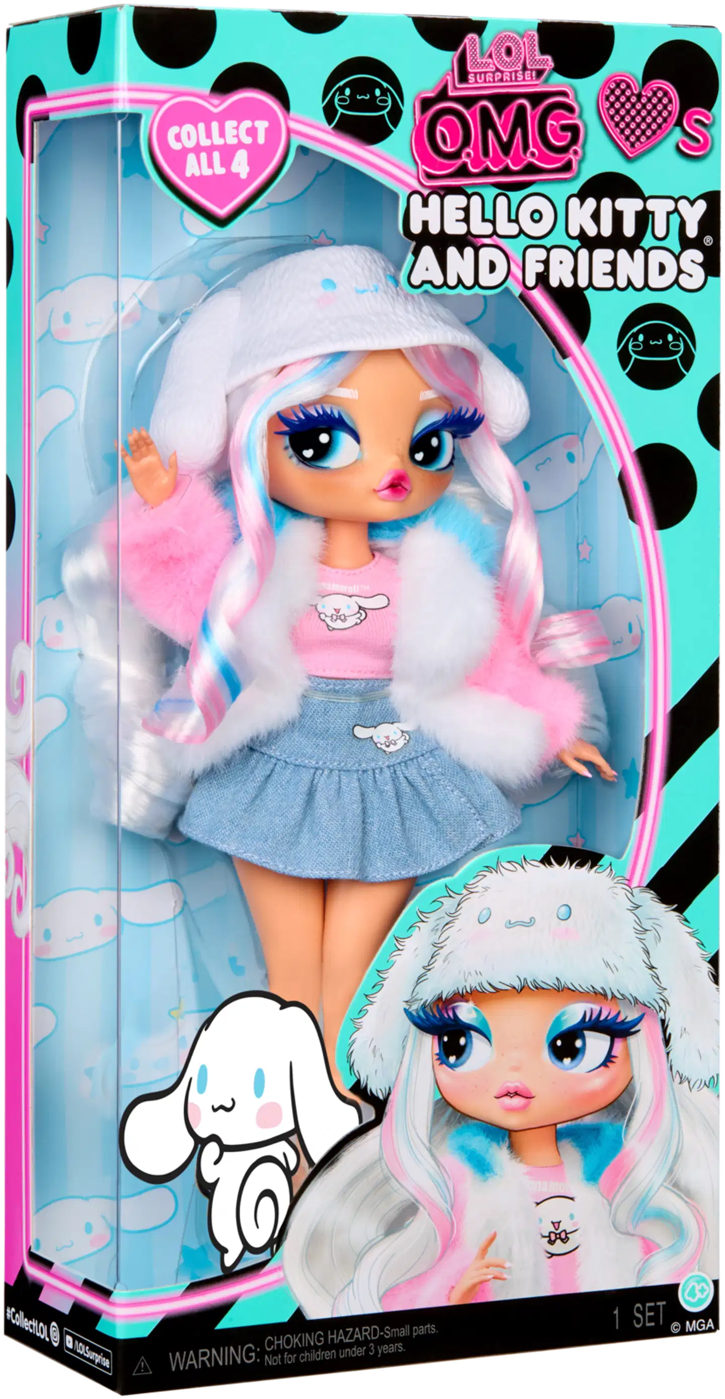L.O.L. OMG Hello Kitty- Cinnamoroll Muotinukke - 1