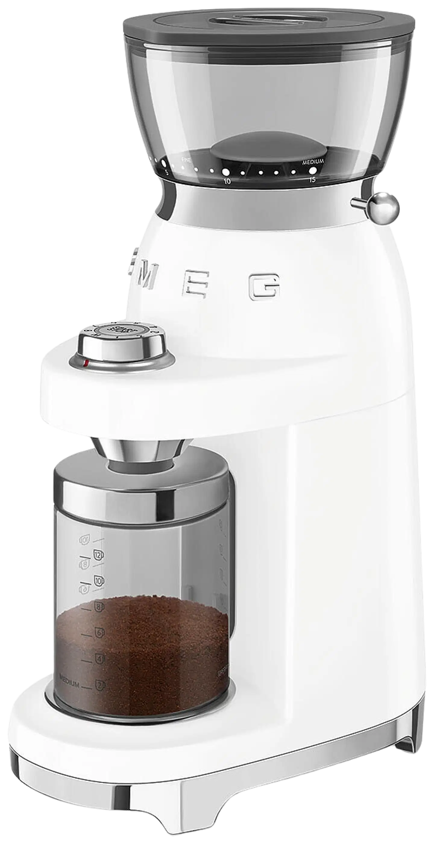 Smeg kahvimylly CGF03WHEU valkoinen - 7