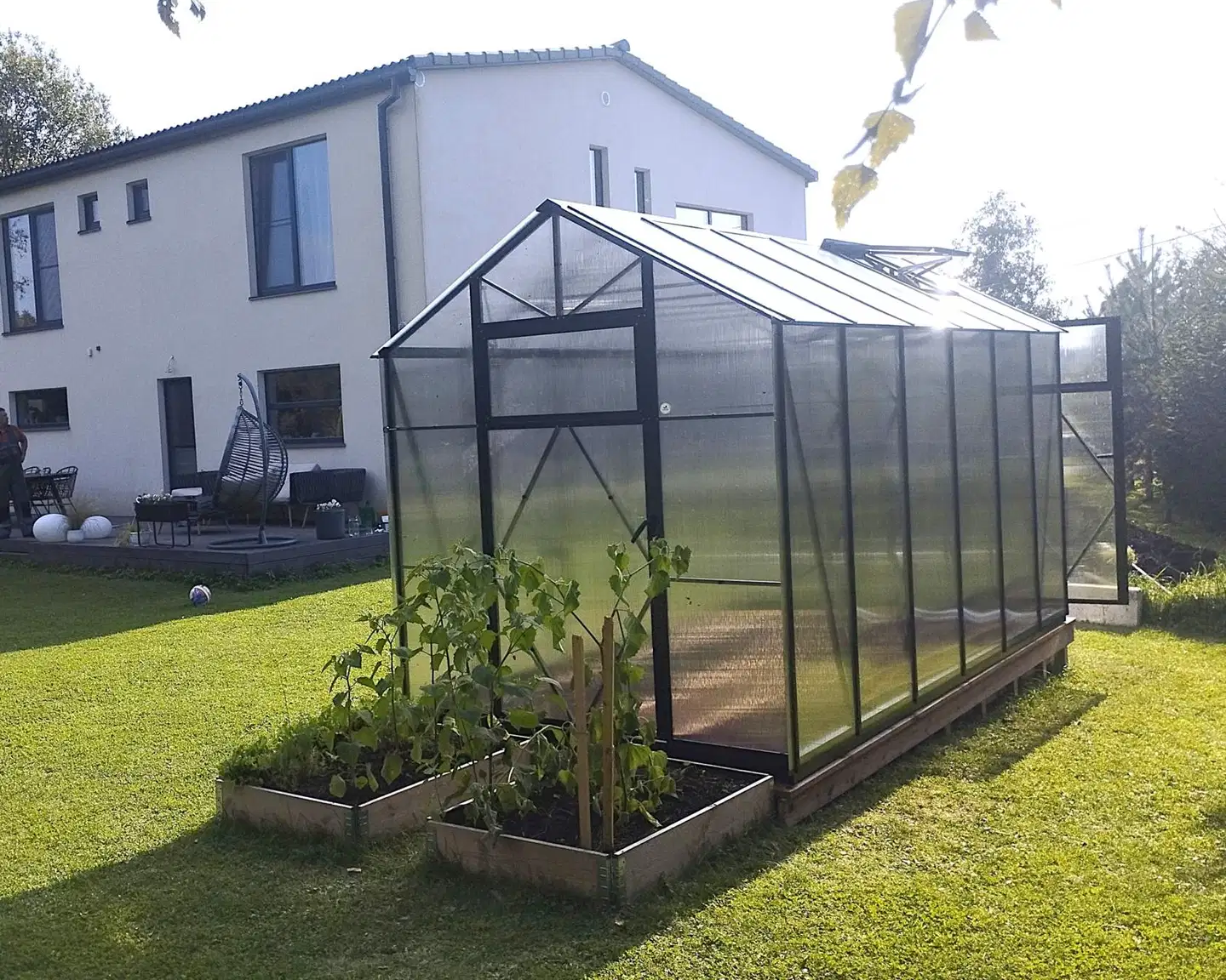 Ecoslider kasvihuone Lux 2.0 X 4.1 - 6