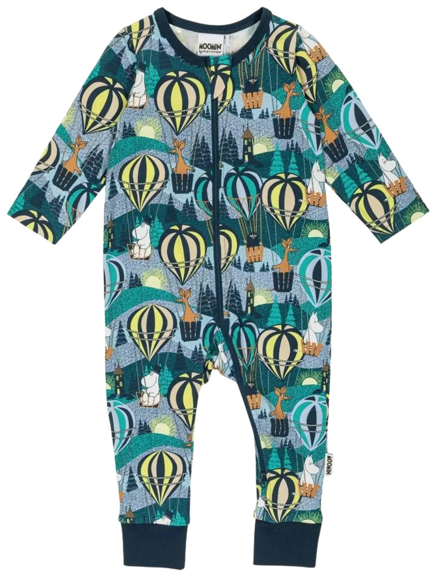 Muumi vauvojen pyjama Aamulento 591105 - SININEN - 1