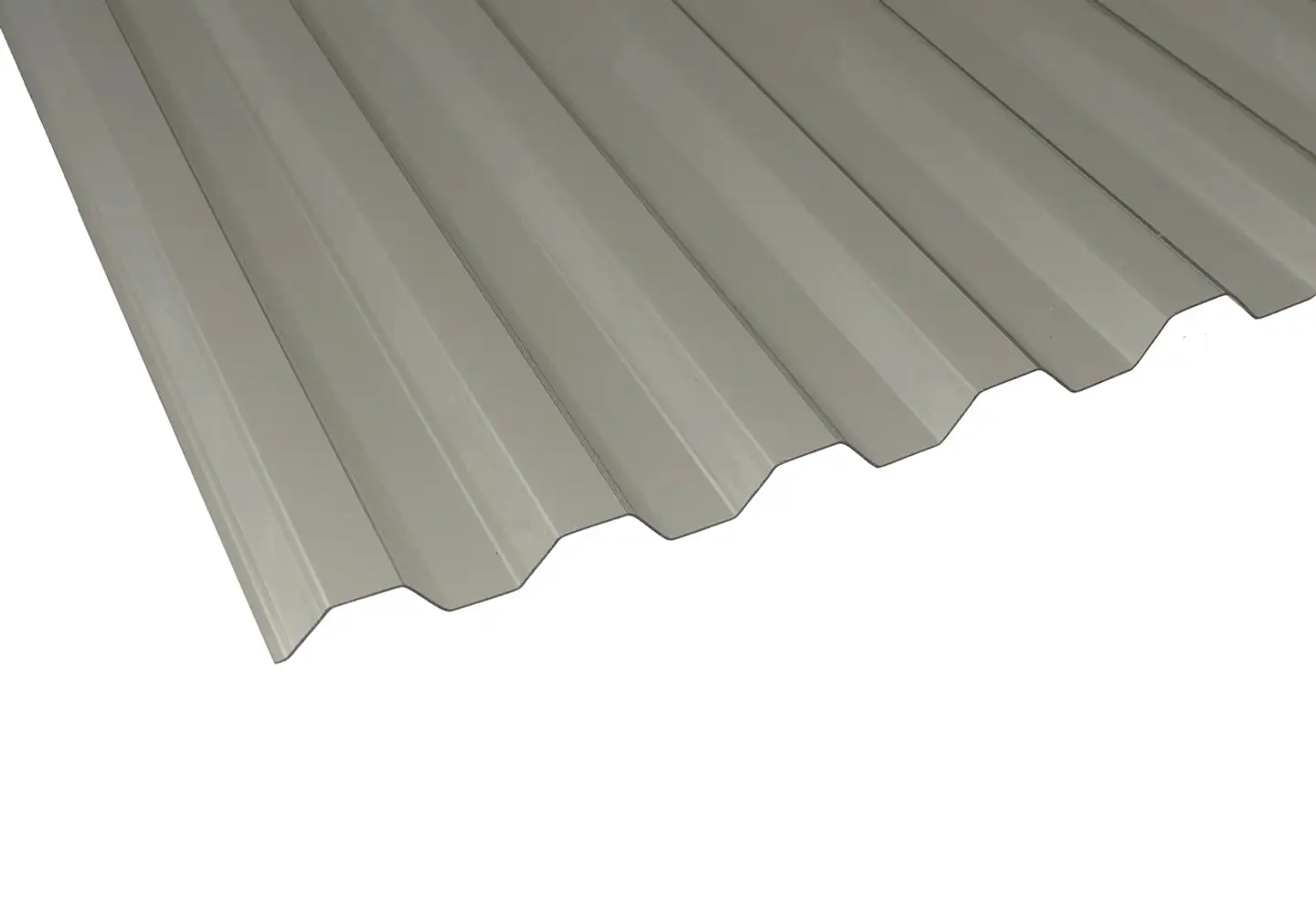 Keraplast PC Sun trapetsi valokate 0,8x1040x3500 mm savuharmaa