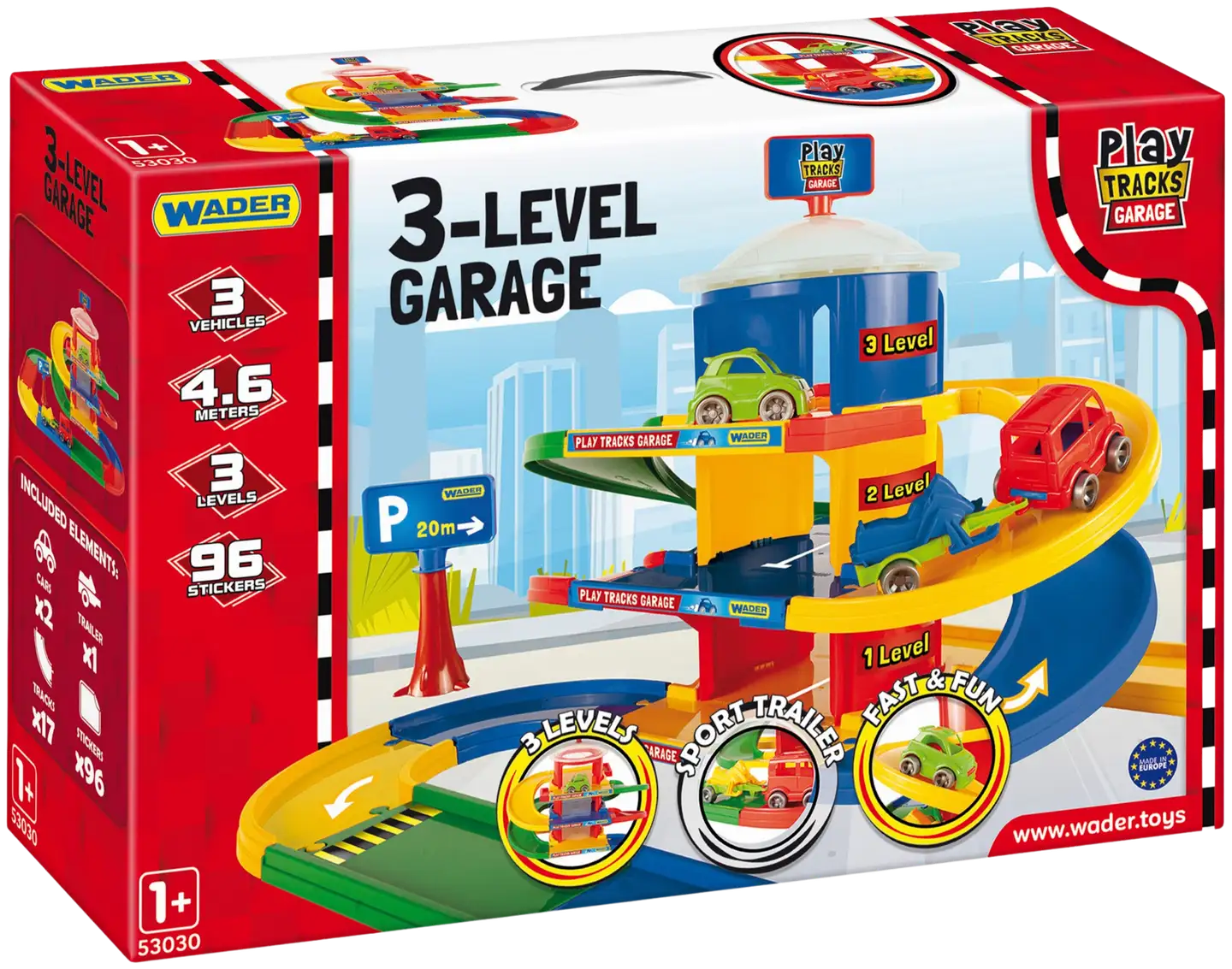 Wader Garage Kolmikerroksinen Parkkitalo - 3
