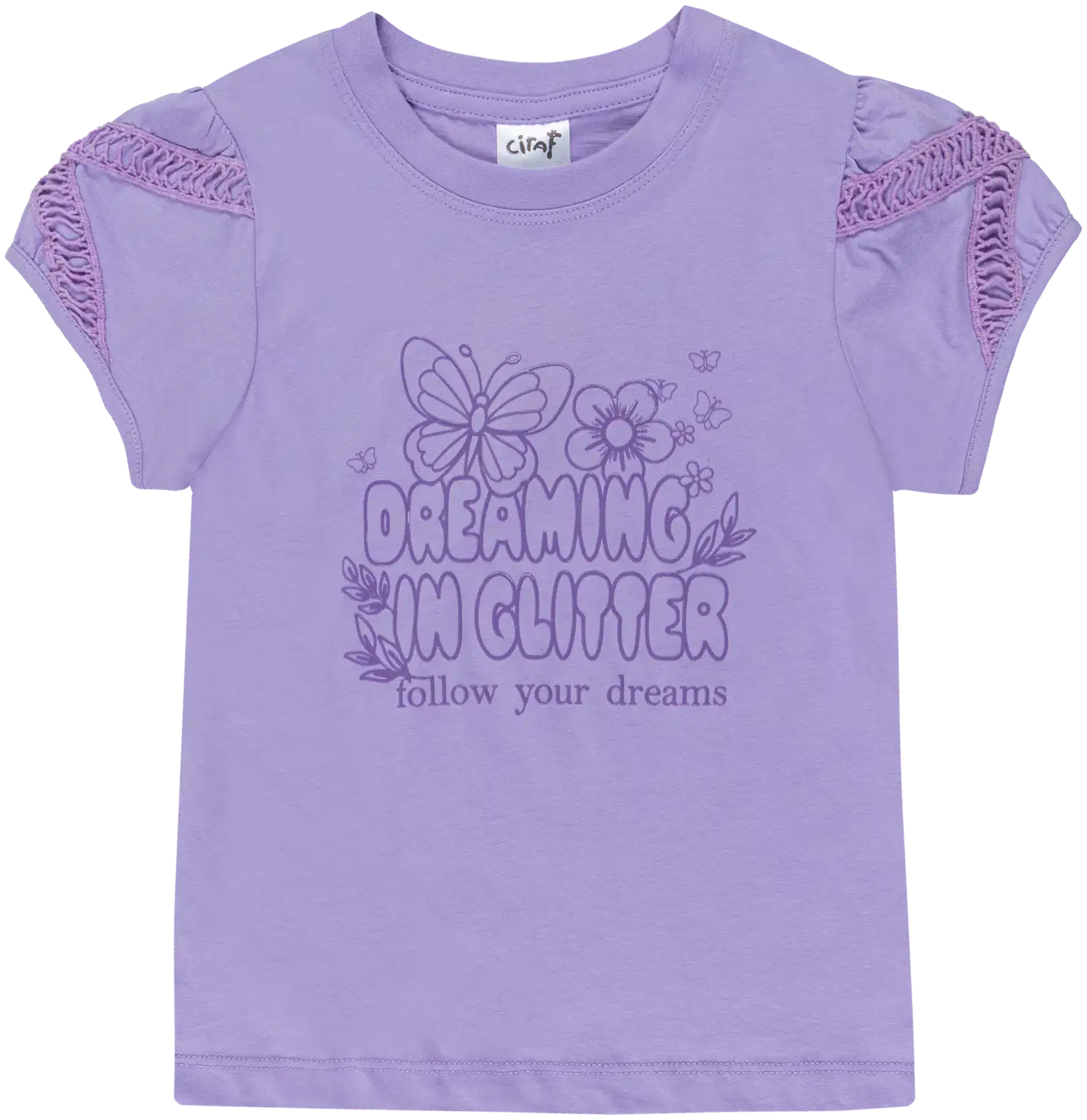 Ciraf lasten t-paita 25TC261633 - Lavender 15-3817 tcx - 1