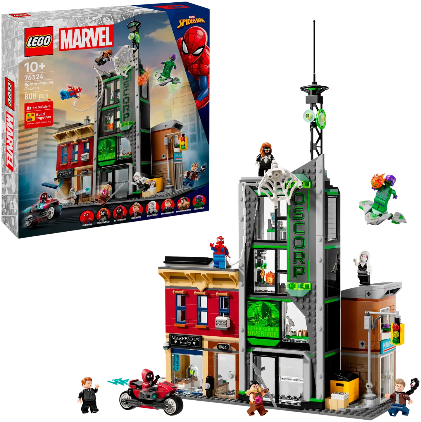 LEGO Super Heroes 76324 Spider-Man vastaan Oscorp - 1
