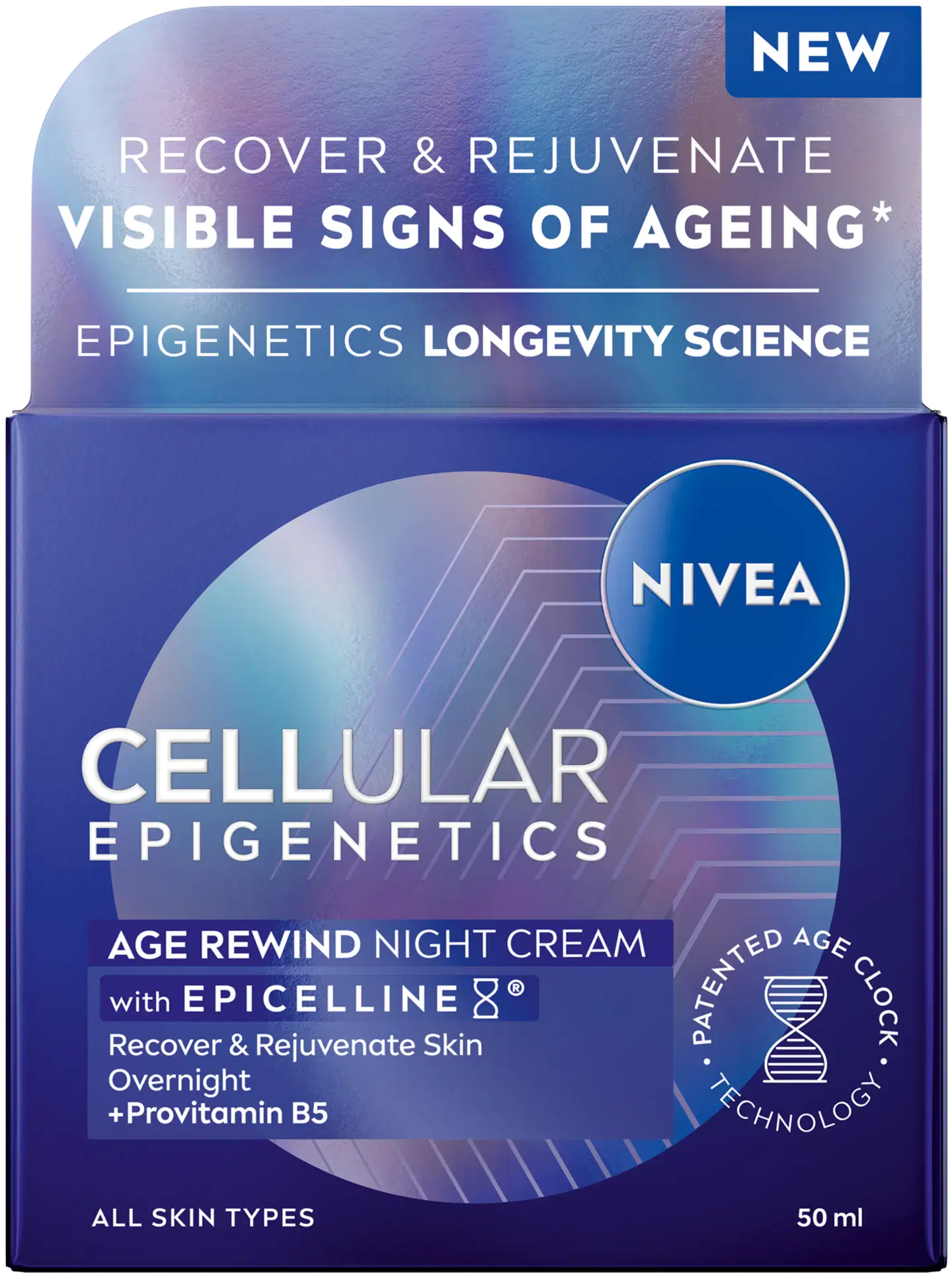 NIVEA 50ml Cellular Epigenetics Age Rewind Night Cream -yövoide
