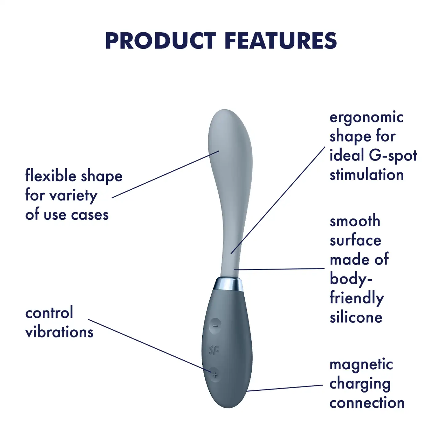 Satisfyer vibraattori G-Spot Flex 3 - 4