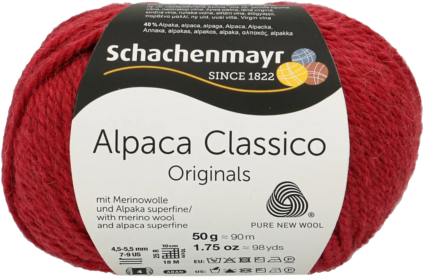 Schachenmayr neulelanka Alpaca Classico 50g punainen - 1