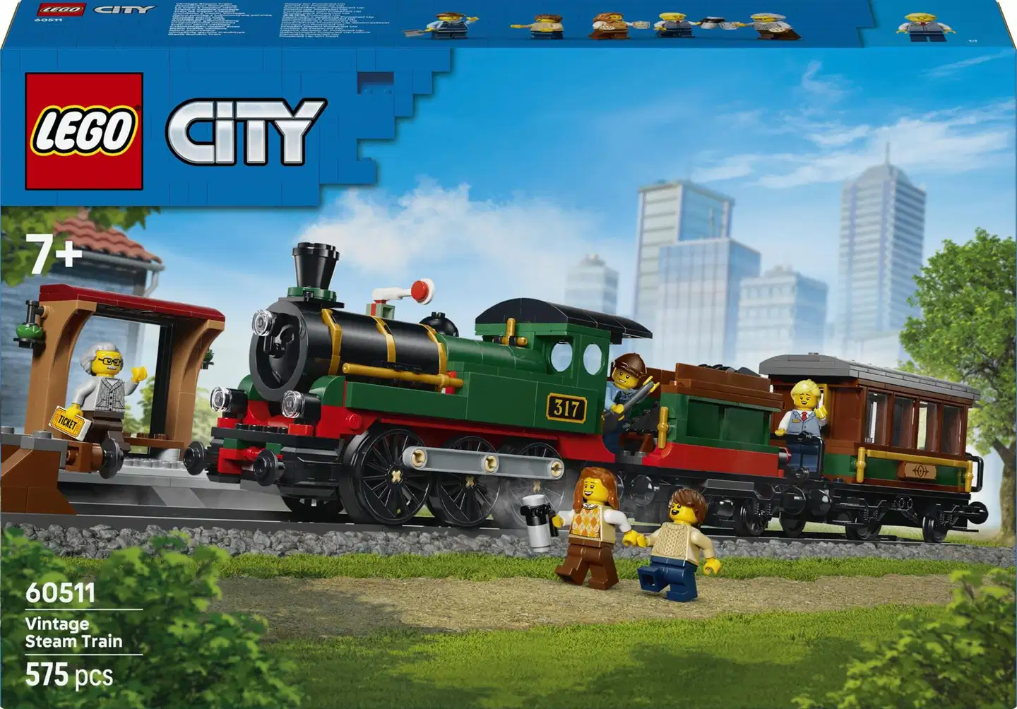 LEGO® City Trains 60511 Vanhanaikainen höyryjuna - 3