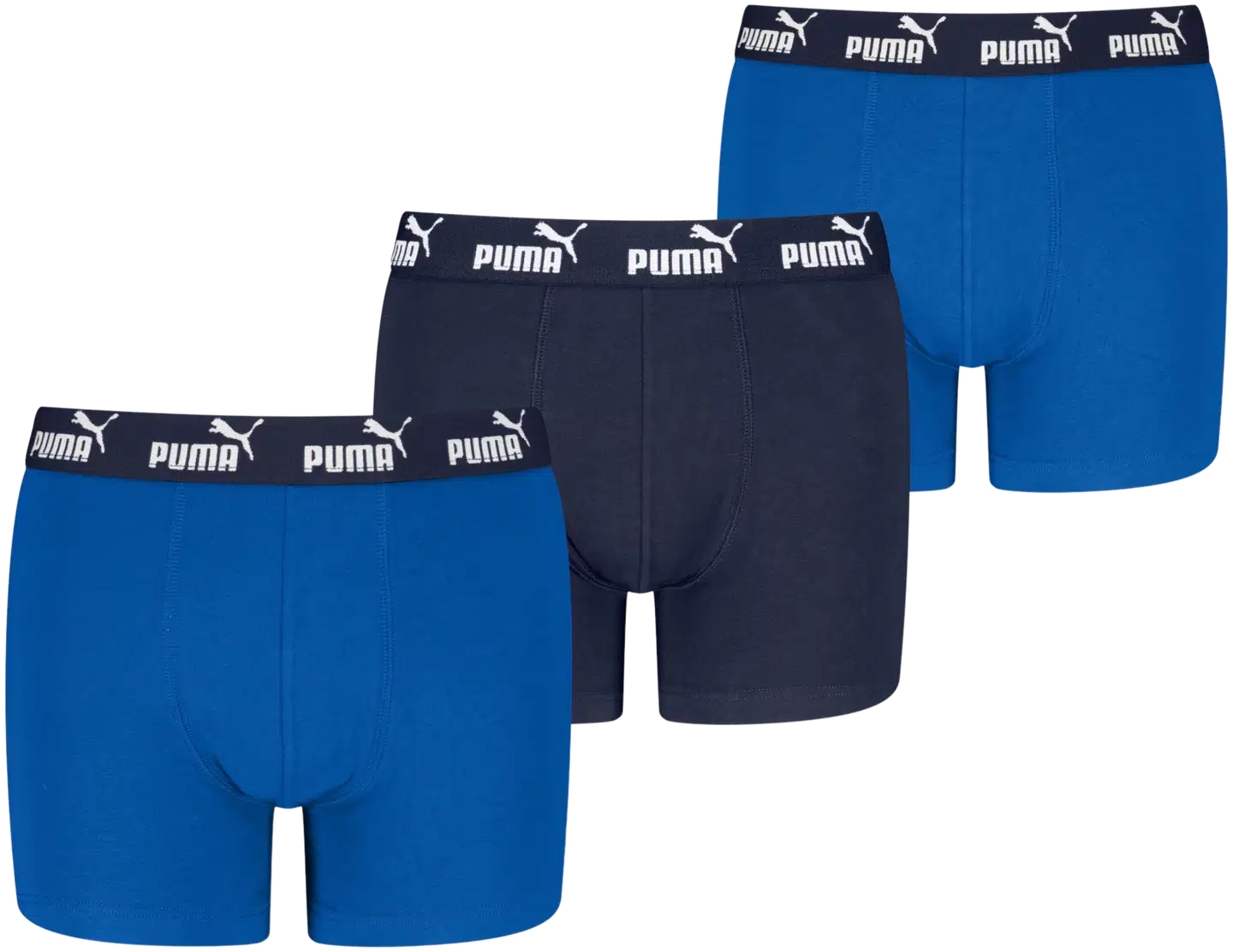 PUMA lasten bokserit 3 kpl Elements sininen/navy/sininen701230429 - Blue Combo - 1