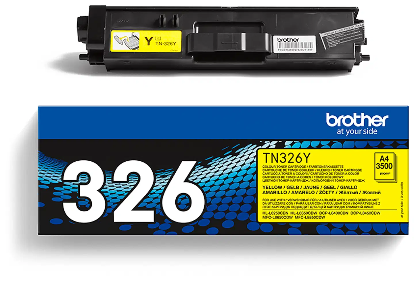 Brother laservärikasetti TN-326Y musta - 3