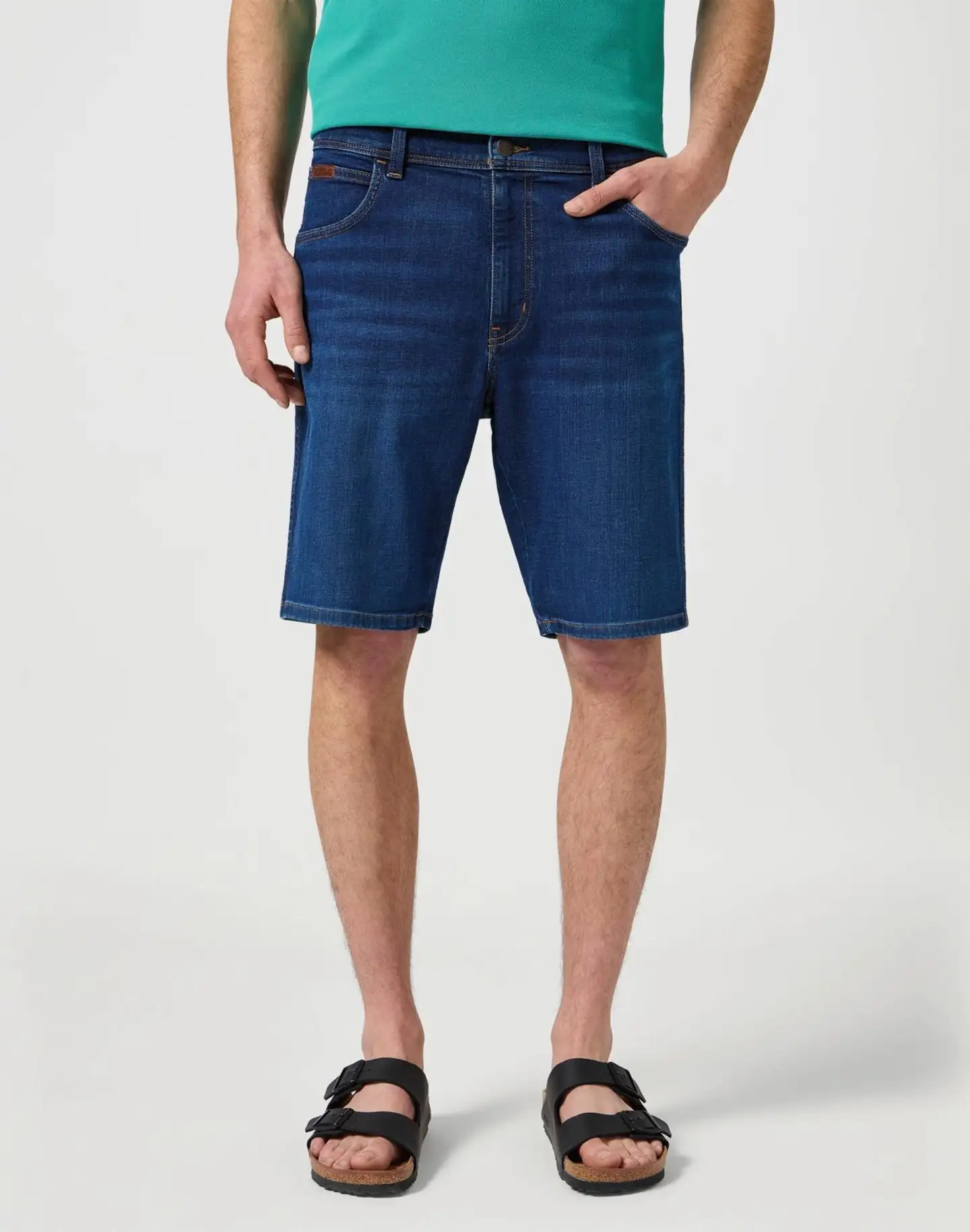 Wrangler miesten Texas farkkushortsit - VINTAGE STORM - 3