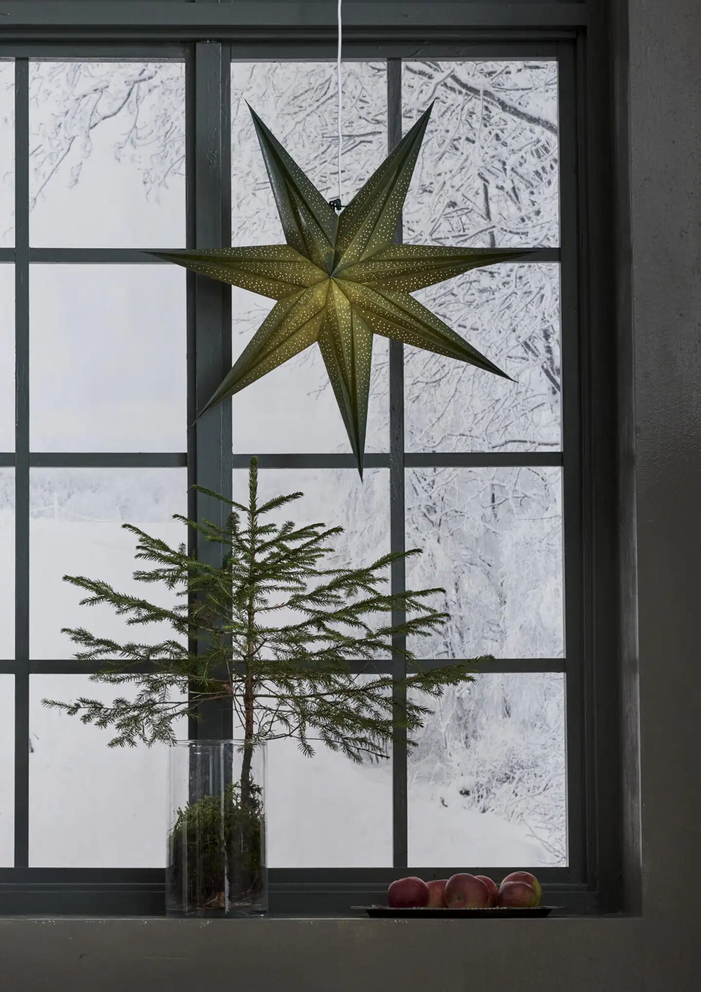 Star Trading paperitähti Holly 60 cm vihreä - 2
