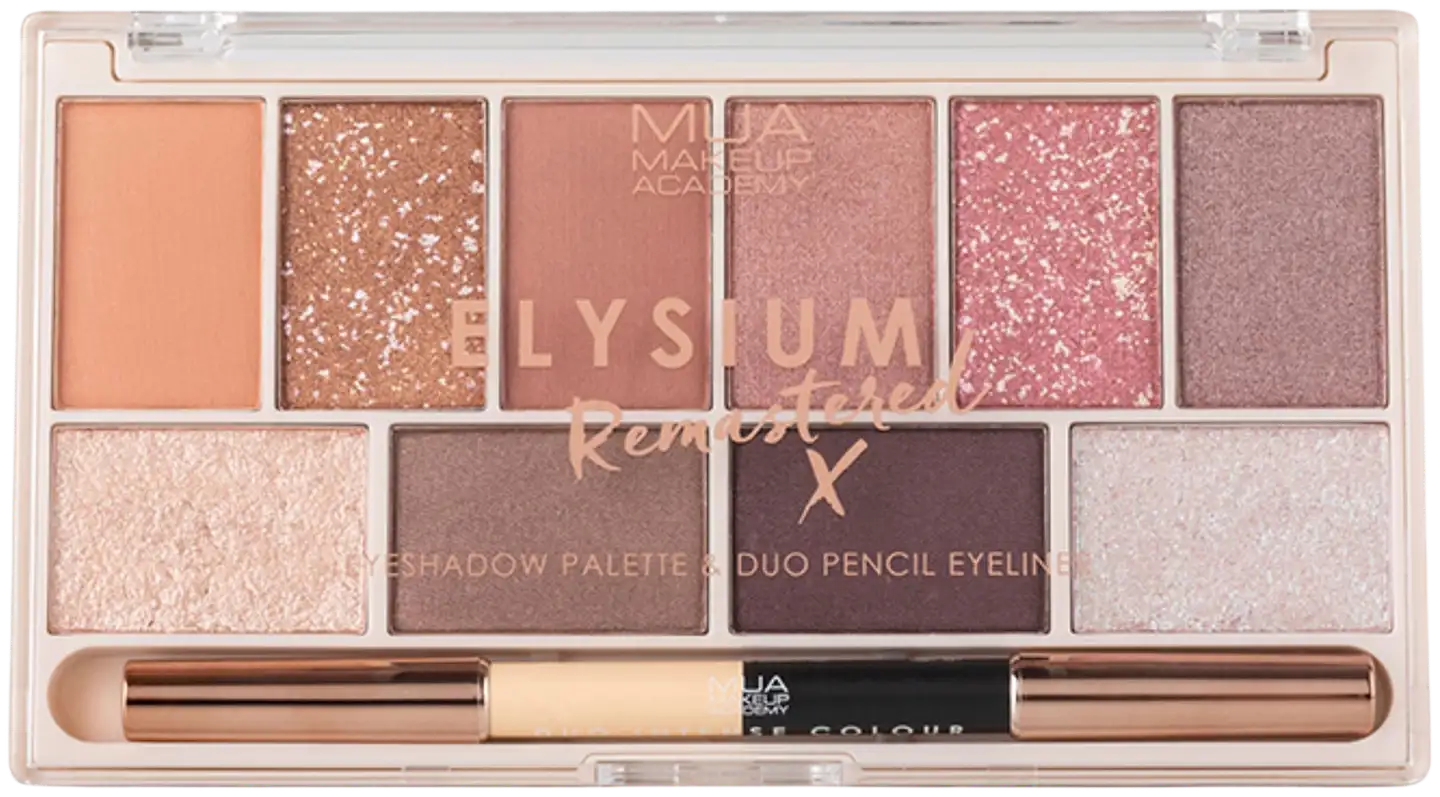 MUA Make Up Academy Eyeshadow Palette Elysium with eye pencil 17 g luomiväripaletti