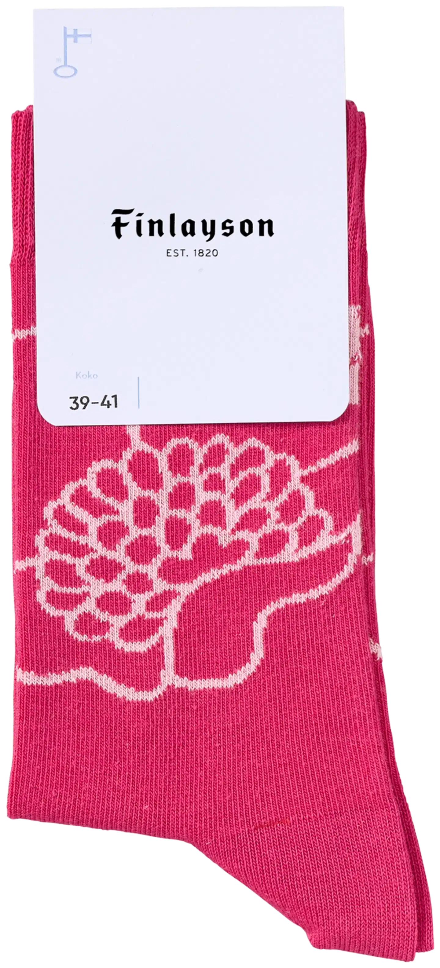 Finlayson naisten nilkkasukat Annukka - Pinkki - 1