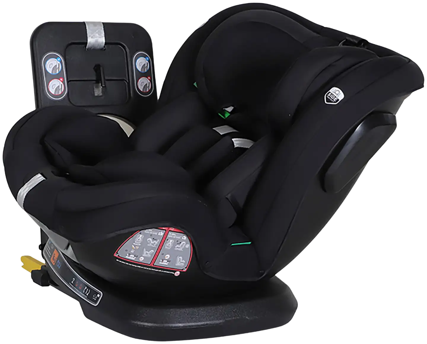 Kikid Turvaistuin Premium 40-150cm i-Size 360 ISOFIX R129, musta - 5